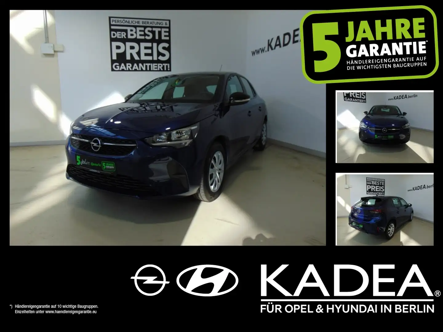 Opel Corsa F 1.2 180°Kamera,Lenk+Sitzhzg,PDC,Spurass. Blau - 1