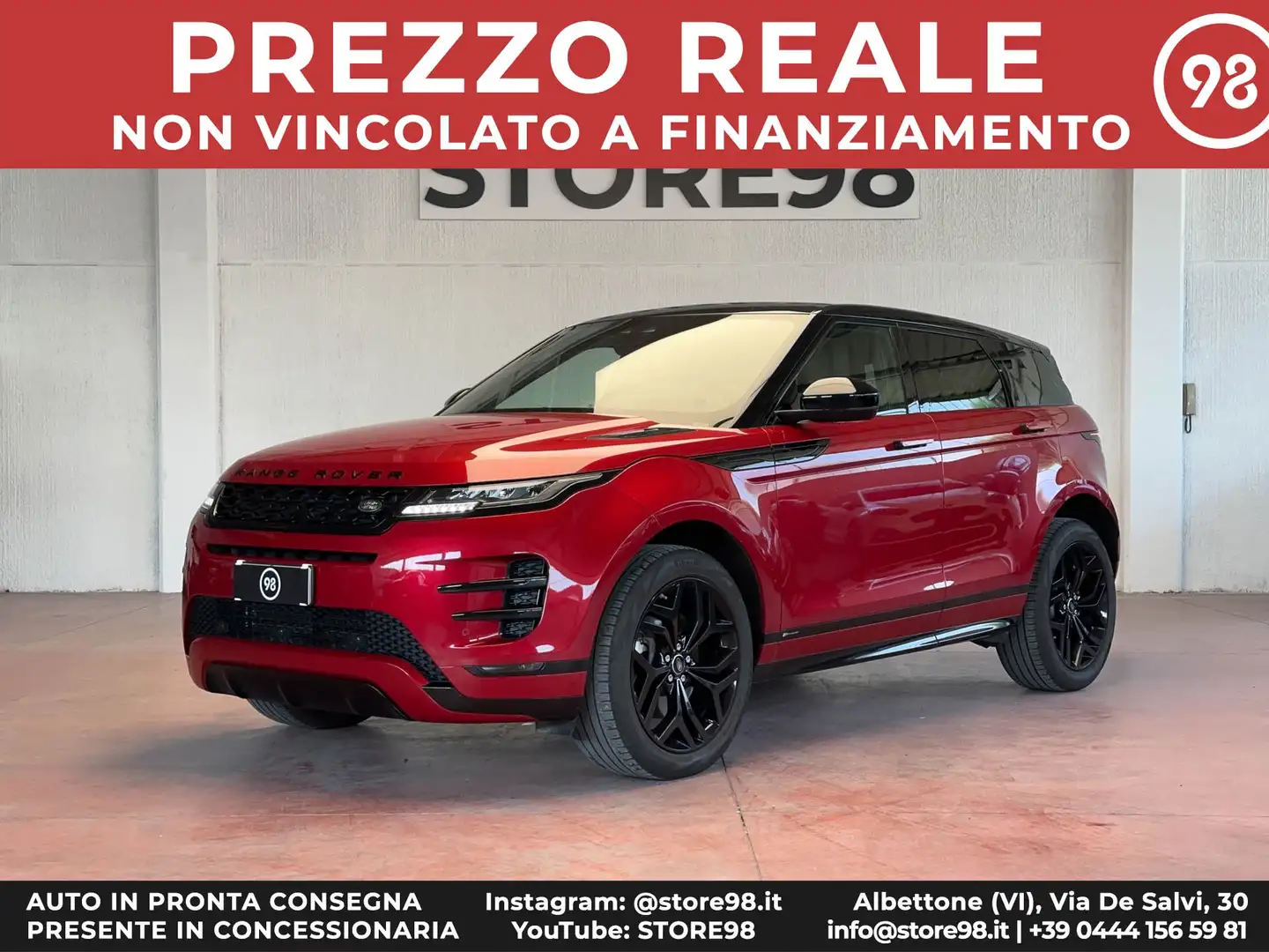 Land Rover Range Rover Evoque 2.0d R-Dynamic S awd 180cv *FULL SERVICE/UNIPROP* Rojo - 1