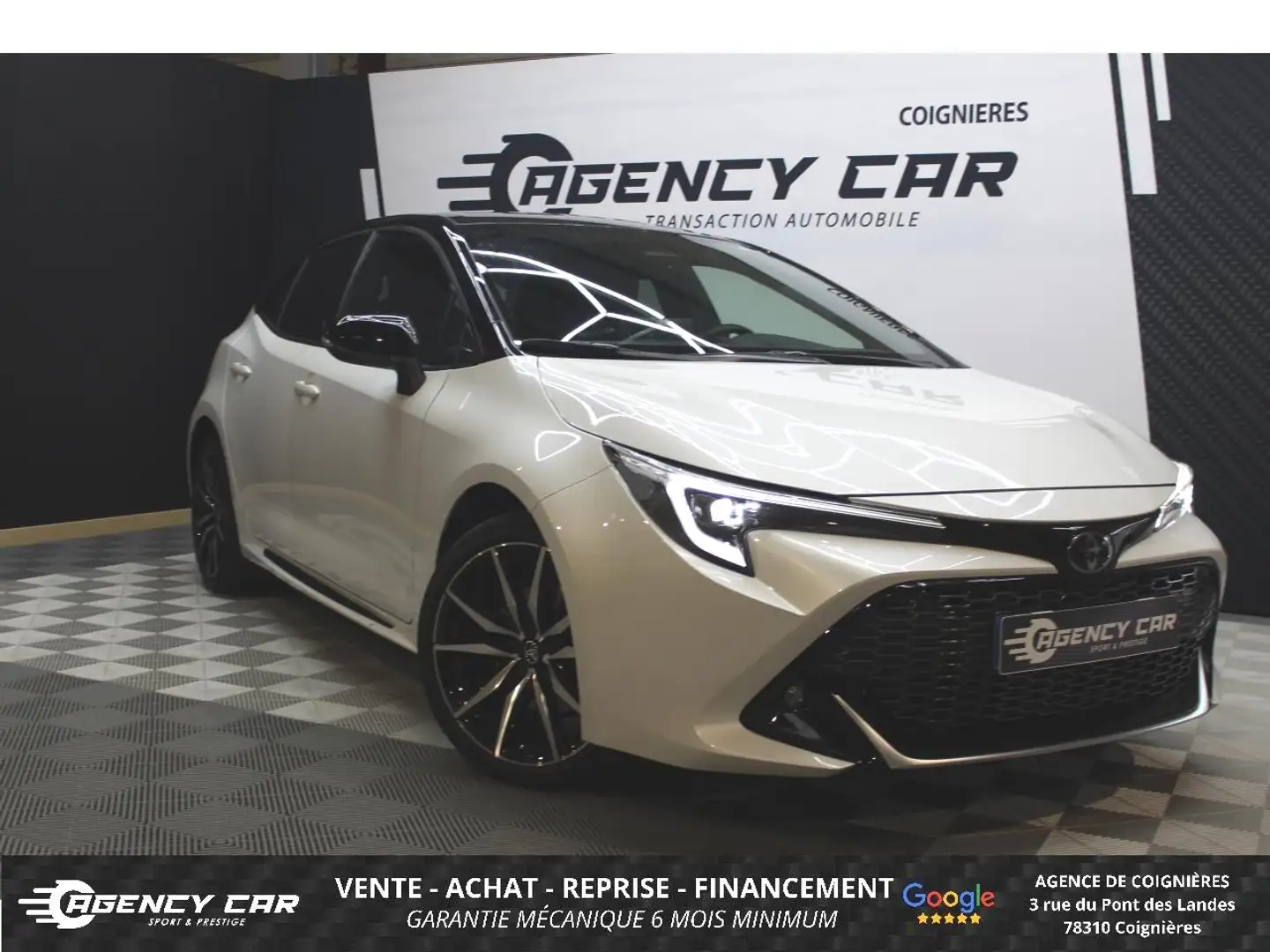 Toyota Corolla 2.0 Hybrid 196 - BV e-CVT GR Sport Blanc - 1