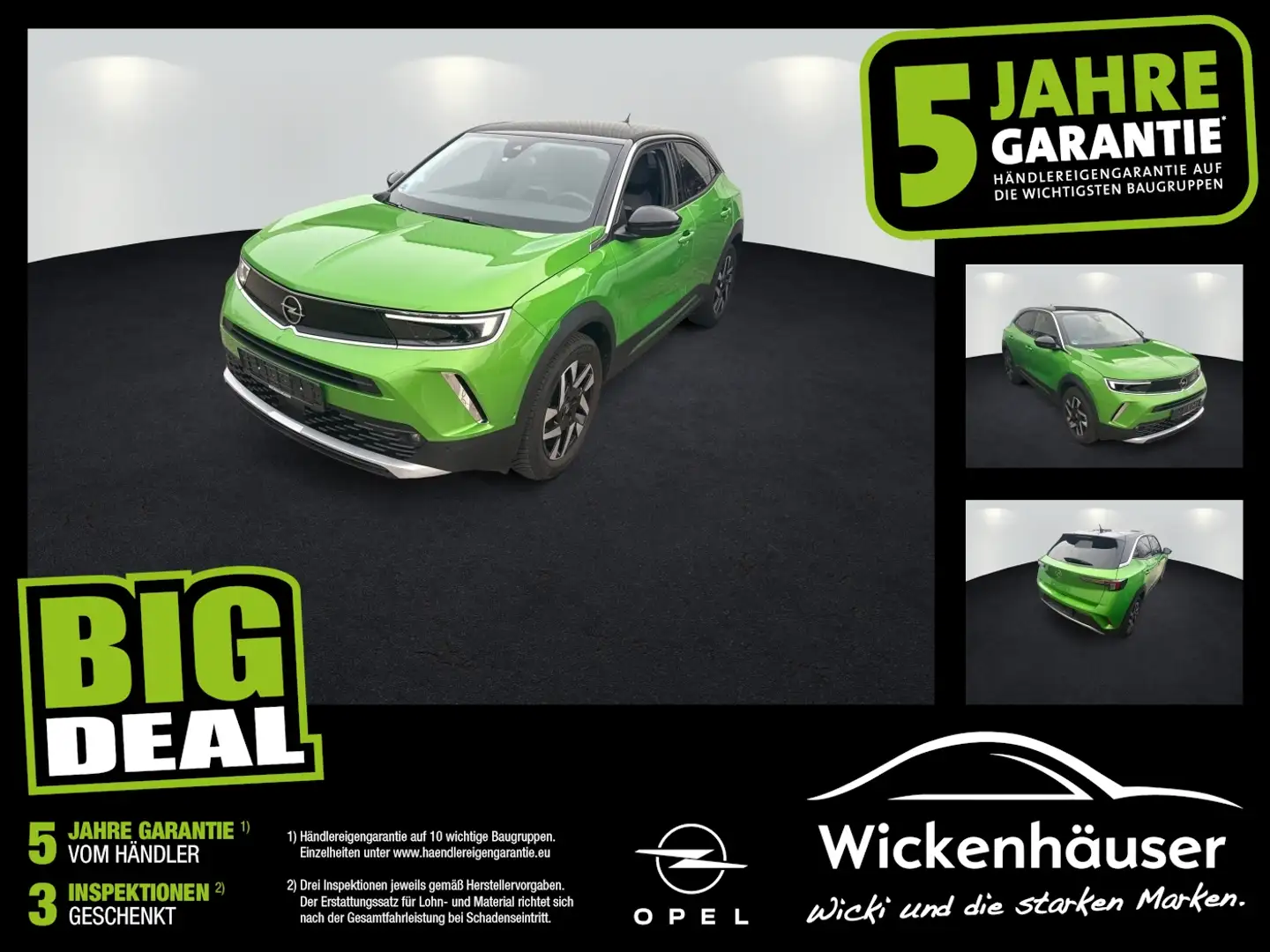 Opel Mokka 1.2 Turbo Elegance Navi+Kamera+Totwinkel Vert - 1