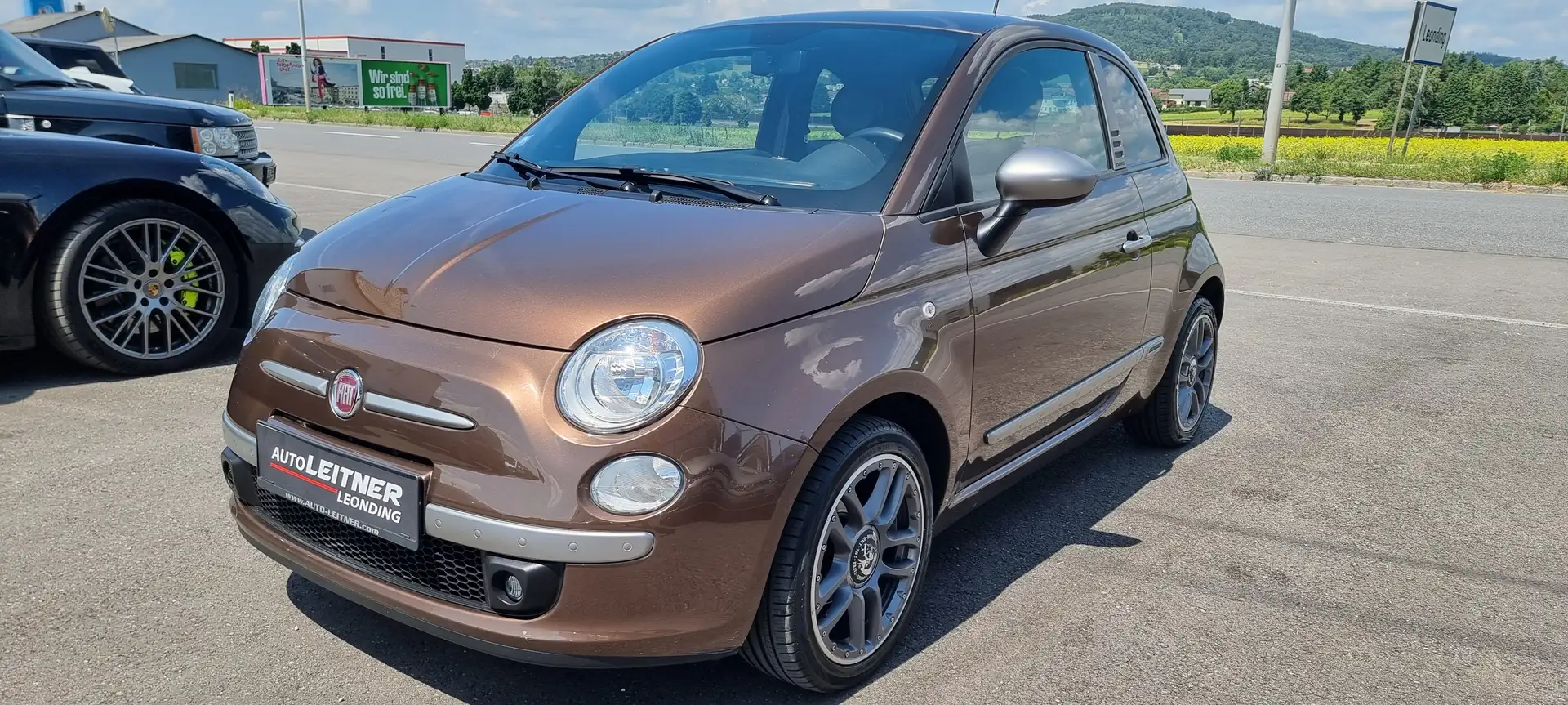 Fiat 500 1,2 by Diesel Dualogic Braun - 1
