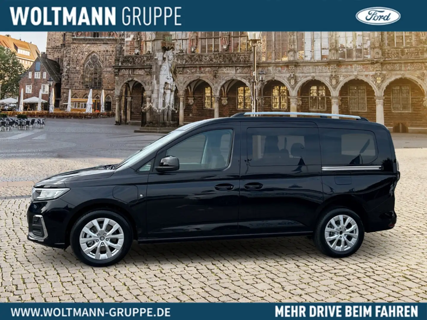 Ford Tourneo Connect Grand 7-sitzer PHEV Titanium 1.5 EcoBoost Digitale Zwart - 2