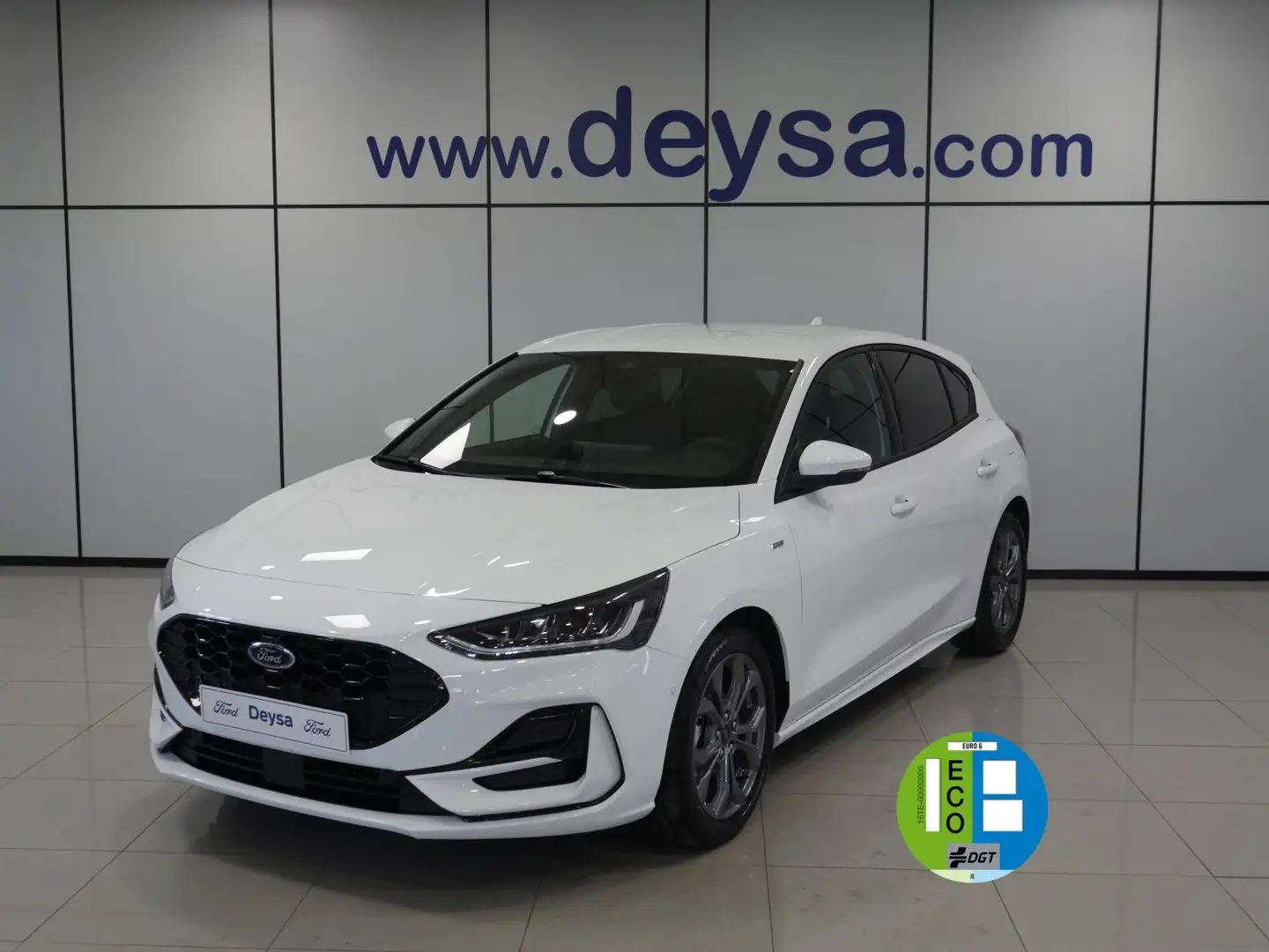 Ford Focus 1.0 Ecoboost MHEV ST-Line 125 Blanc - 1