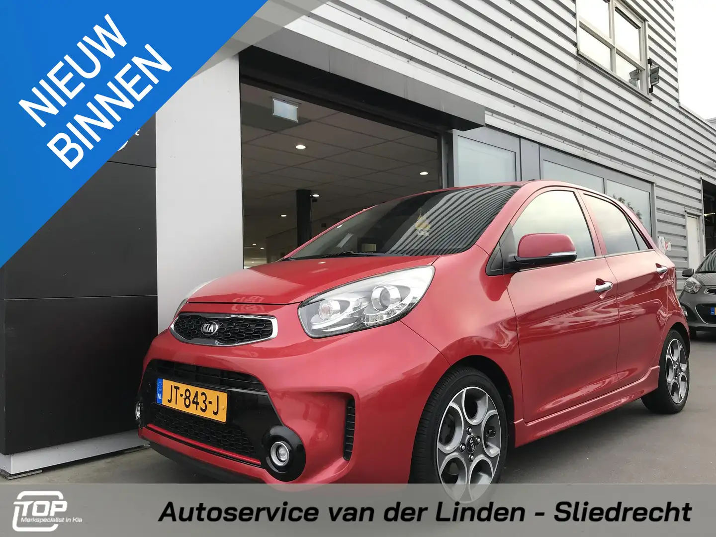 Kia Picanto 1.2 SportsLine Navigator Rood - 1