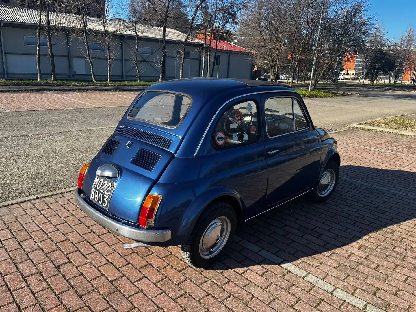 Fiat 500 plava - 2
