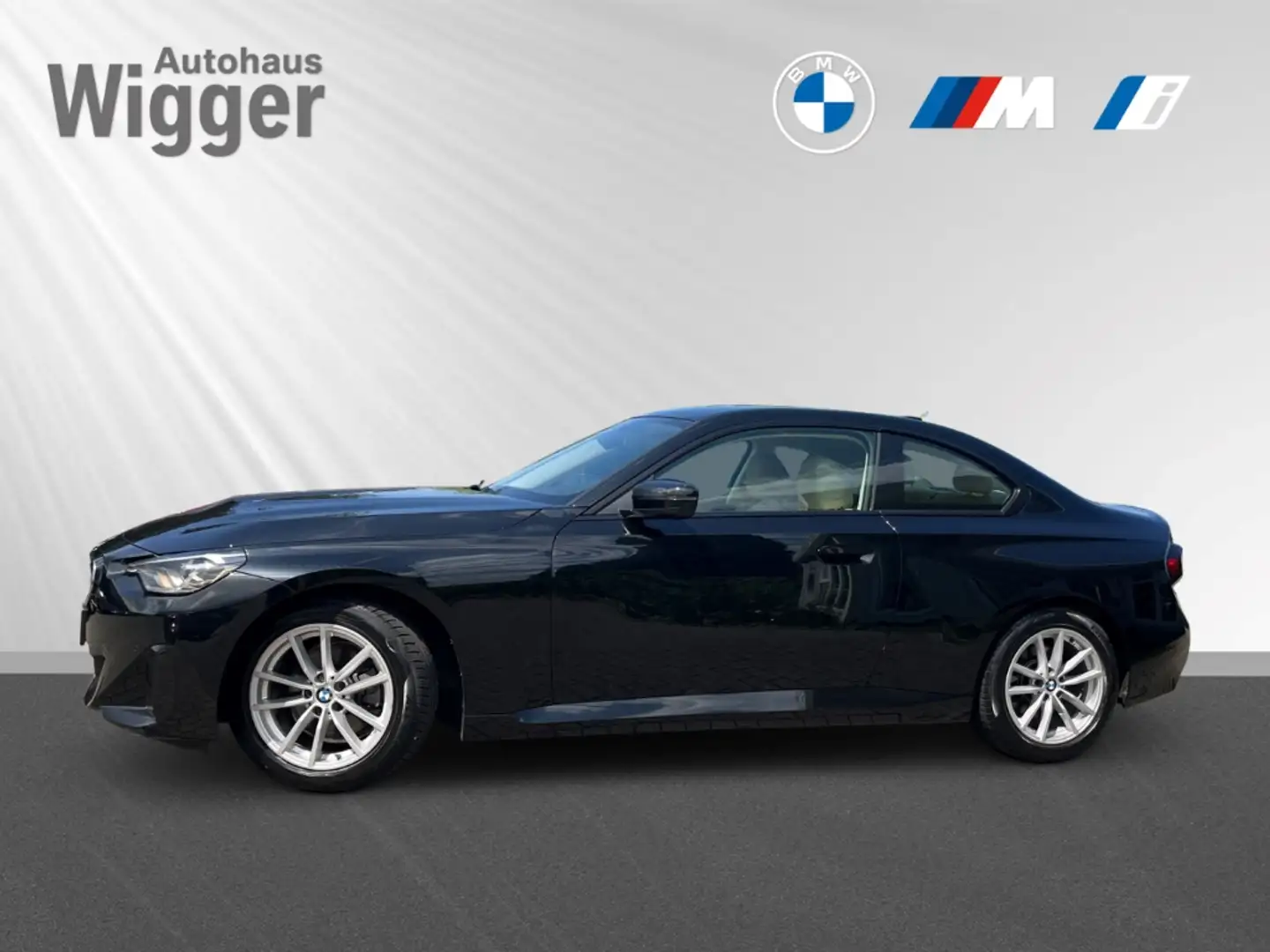 BMW 220 i Coupe Advantage/Navigation/LED/LenkradHZG Schwarz - 2