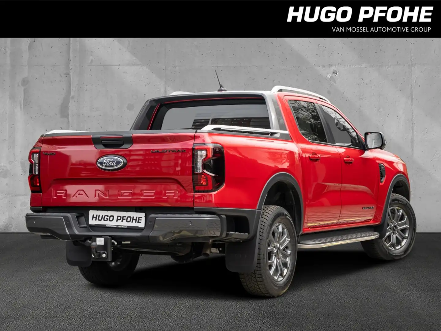 Ford Ranger Wildtrak e-4WD Aut. ACC AHK NAV 360Grad el. Lader. Rot - 2