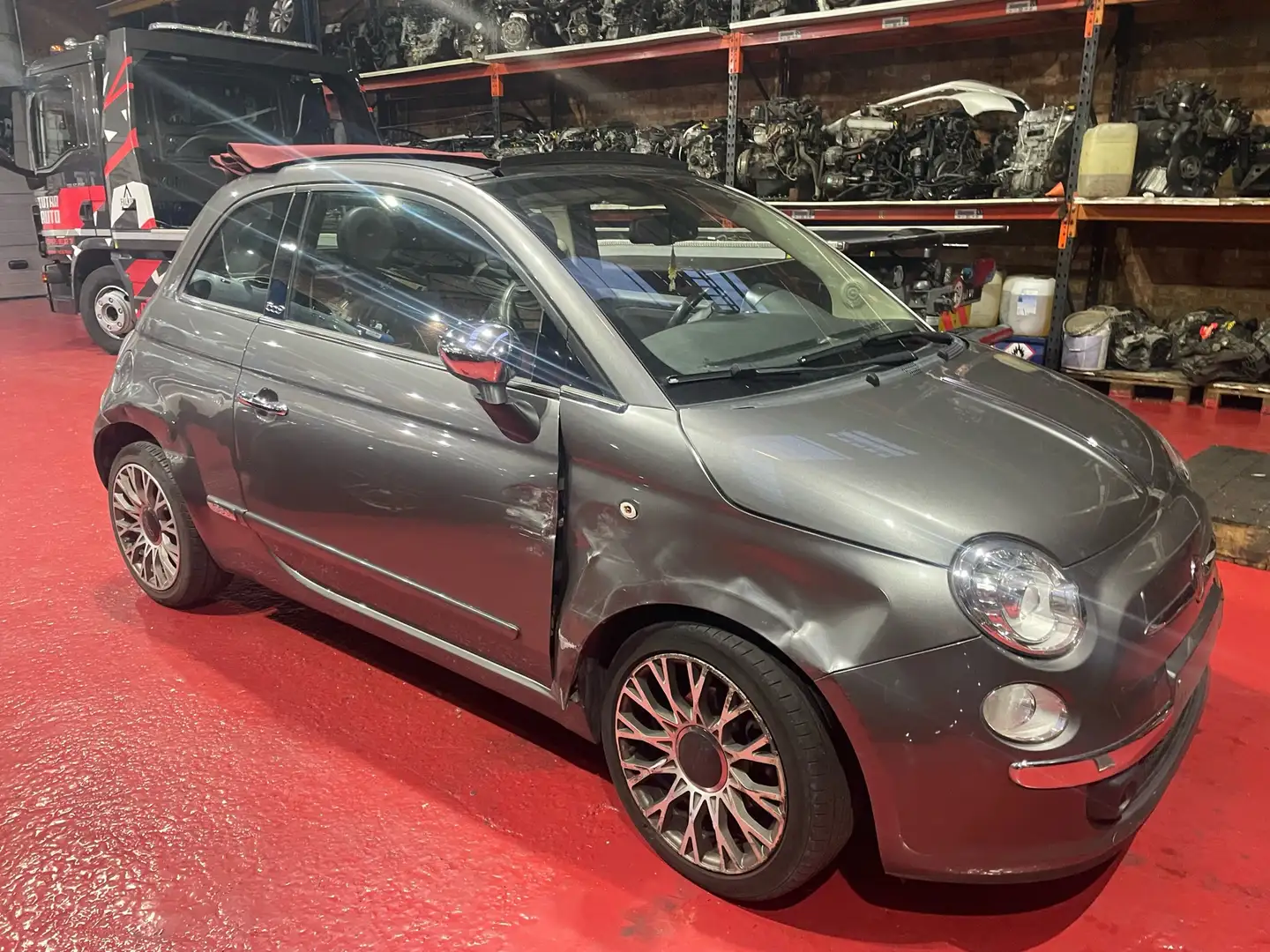 Fiat 500C 0.9 T TwinAir Lounge Stop CABRIO Сірий - 2
