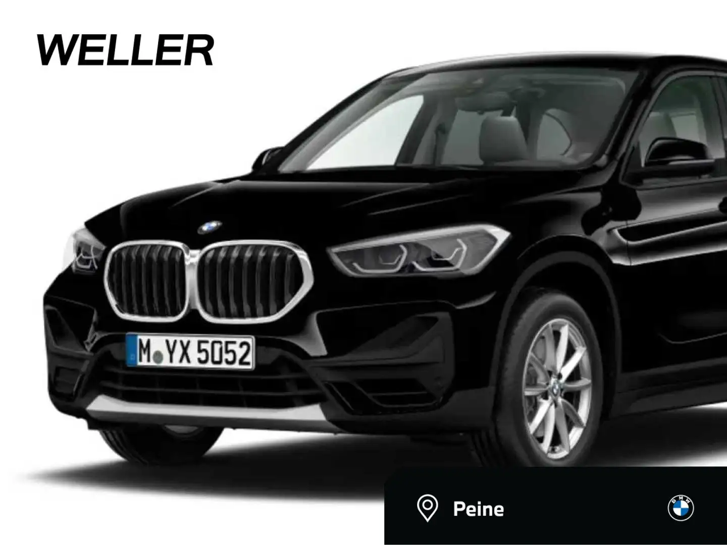 BMW X1 sDrive20i Aut. Advantage AHK LED Navi RFK SHZ Schwarz - 1