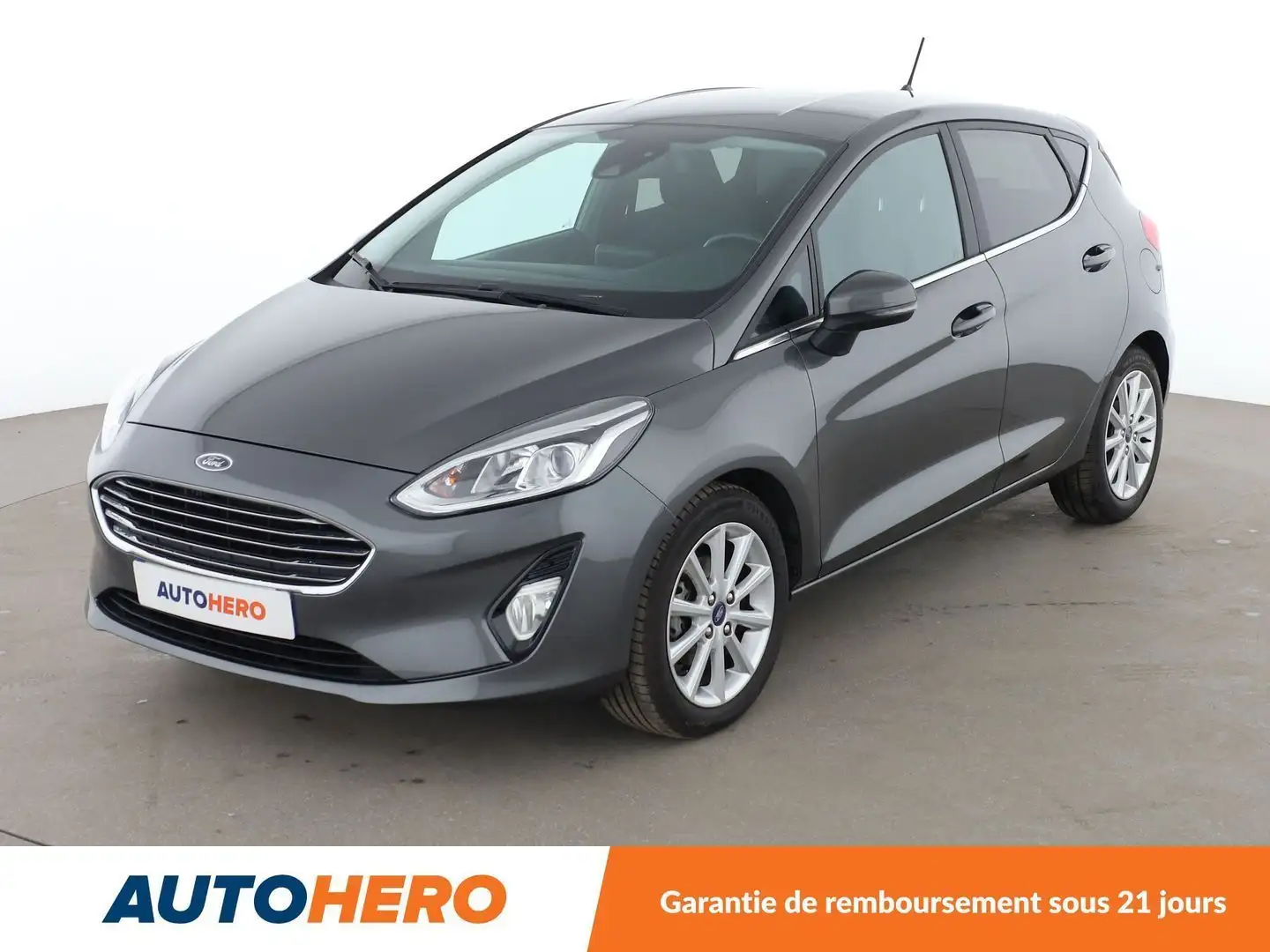 Ford Fiesta 1.0 EcoBoost Titanium Gris - 1