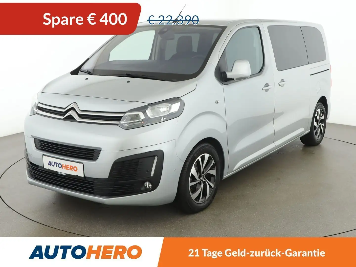 Citroen Jumpy 2.0 Blue-HDi Feel M *8SITZ*TEMPO*NAVI*PDC*TOT*AHK* Grijs - 1