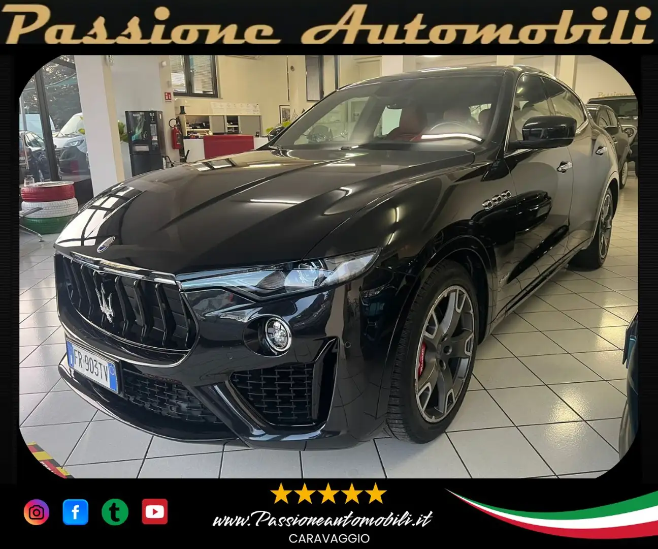 Maserati Levante Levante 3.0 V6 GranSport 250cv Auto Noir - 1