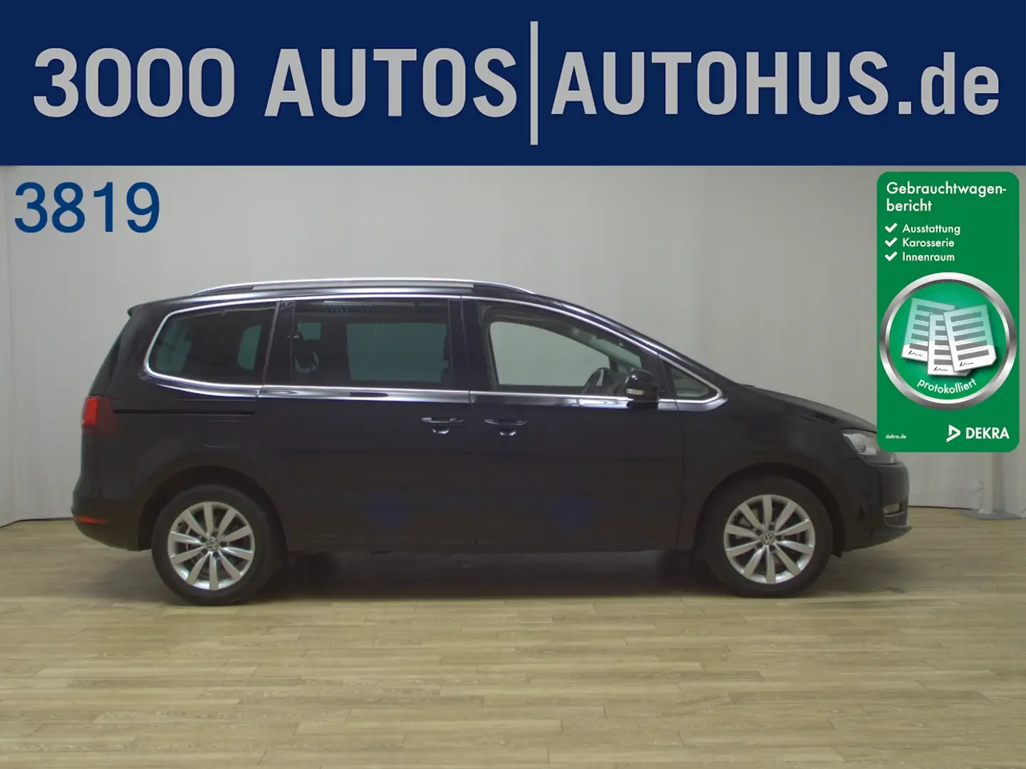 Volkswagen Sharan 2.0 TDI BMT Highline AHK ACC Navi Sound Schwarz - 1