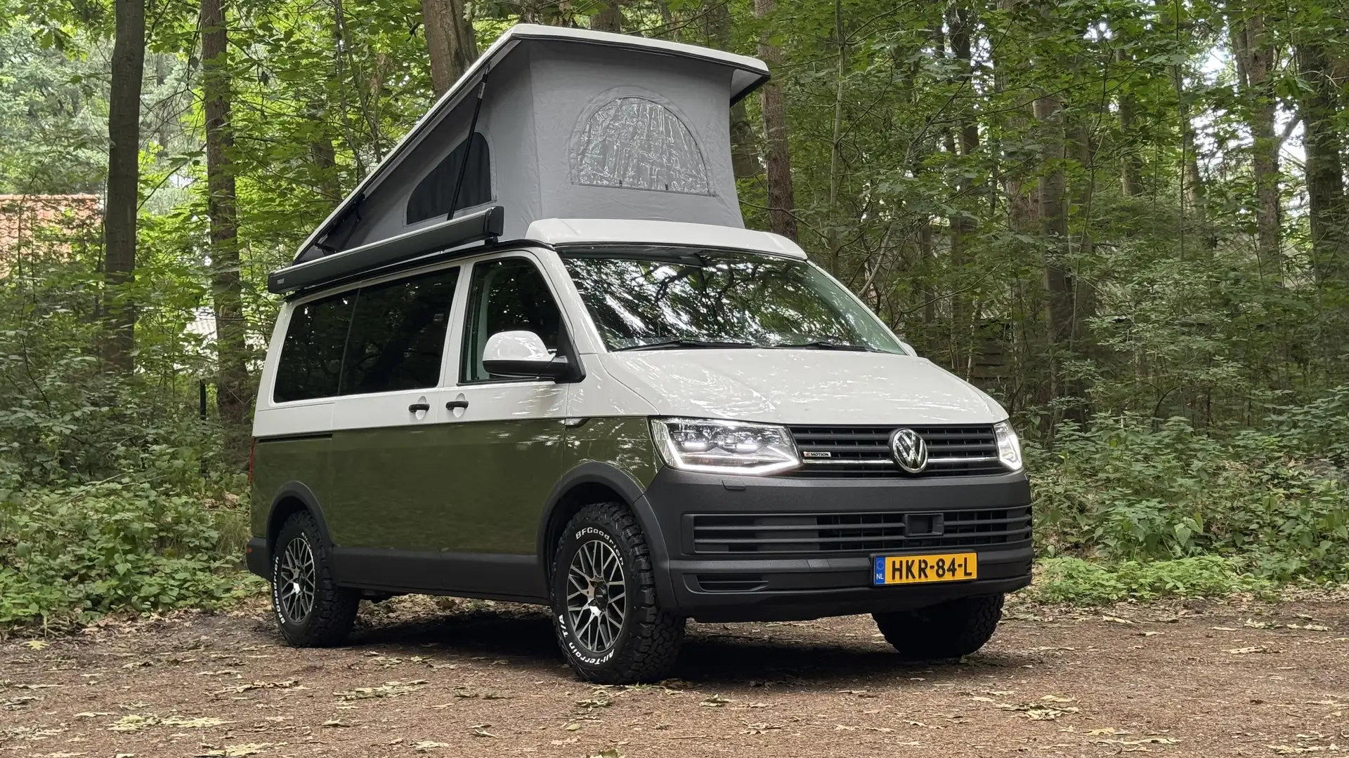 Volkswagen Transporter 4 motion dsg Camper offroad en offgrid 4x4 Zelená - 1