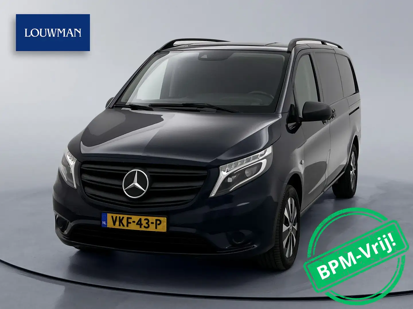 Mercedes-Benz Vito 116 CDI Lang NAP Dubbele Schuifdeur Led 2.5t Trekh Blauw - 1