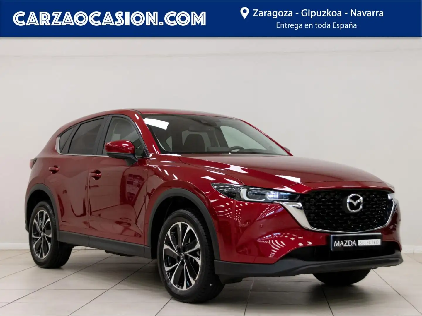 Mazda CX-5 2.2 Skyactiv-D Zenith Black AWD Aut. 135kW Rojo - 1