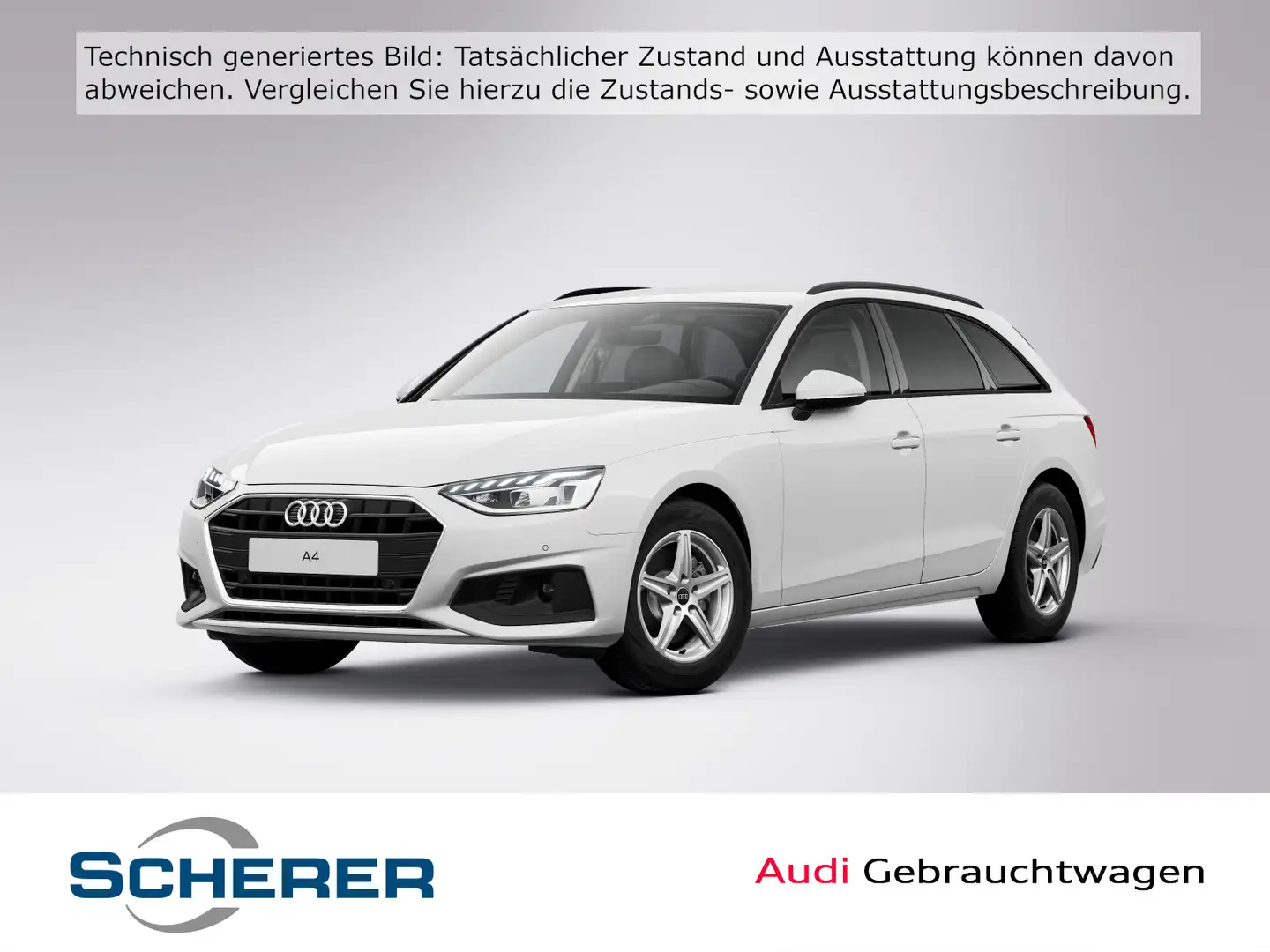 Audi A4 35 TDI 120(163) kW(PS) S tronic Weiß - 1