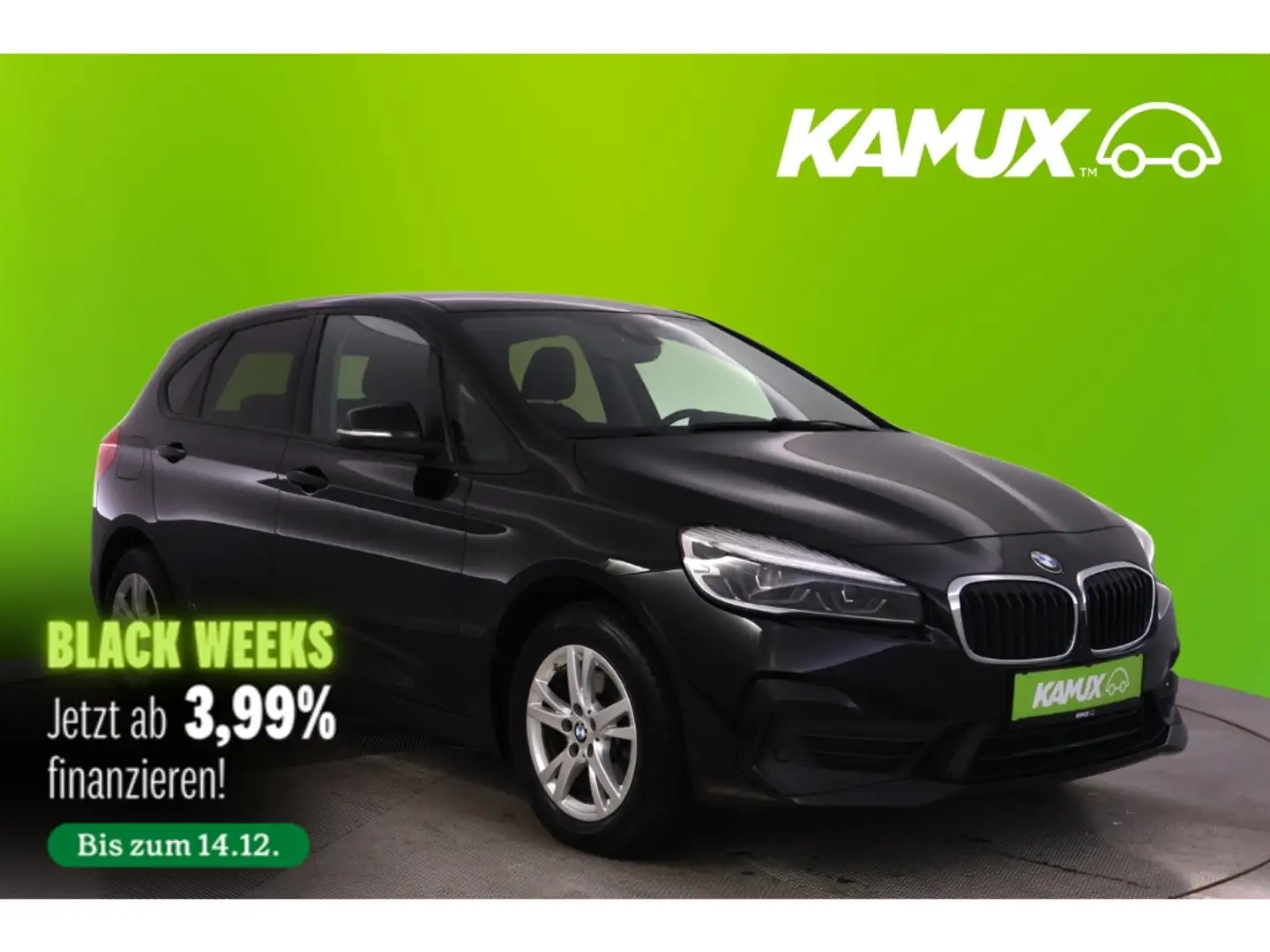 BMW 218 Active Tourer d Steptronic Advantage+LED+NAVI Noir - 1