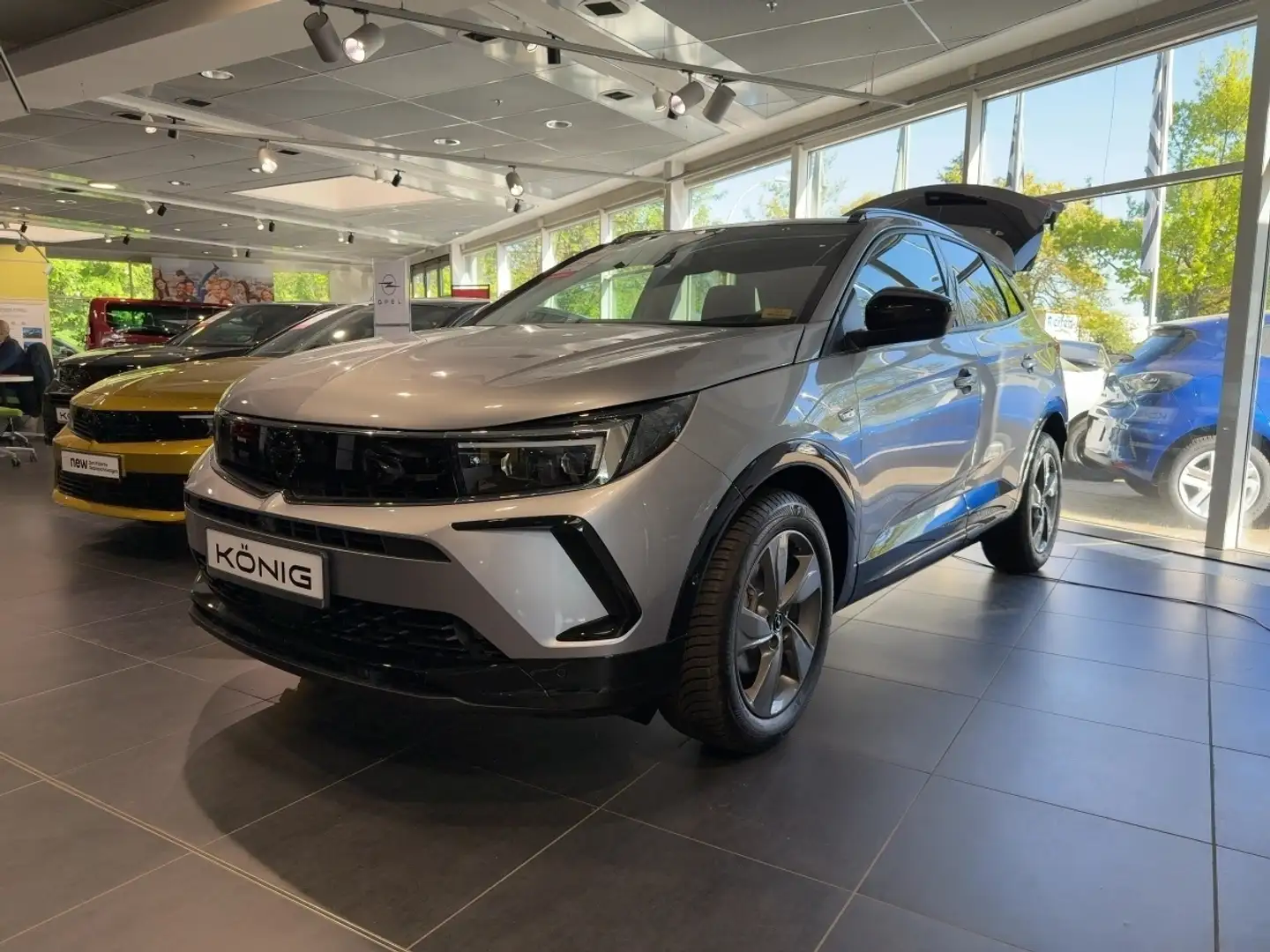 Opel Grandland X , GS 1.5 Diesel 96kW (130 PS), AT8 S/S Zilver - 1