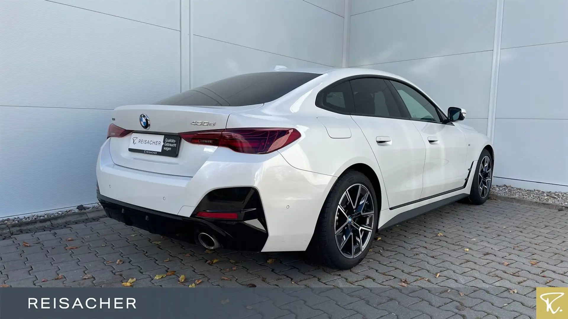 BMW 430 430d A xDrive Gran Coupé M-Sport,DAProf,Autom Weiß - 2