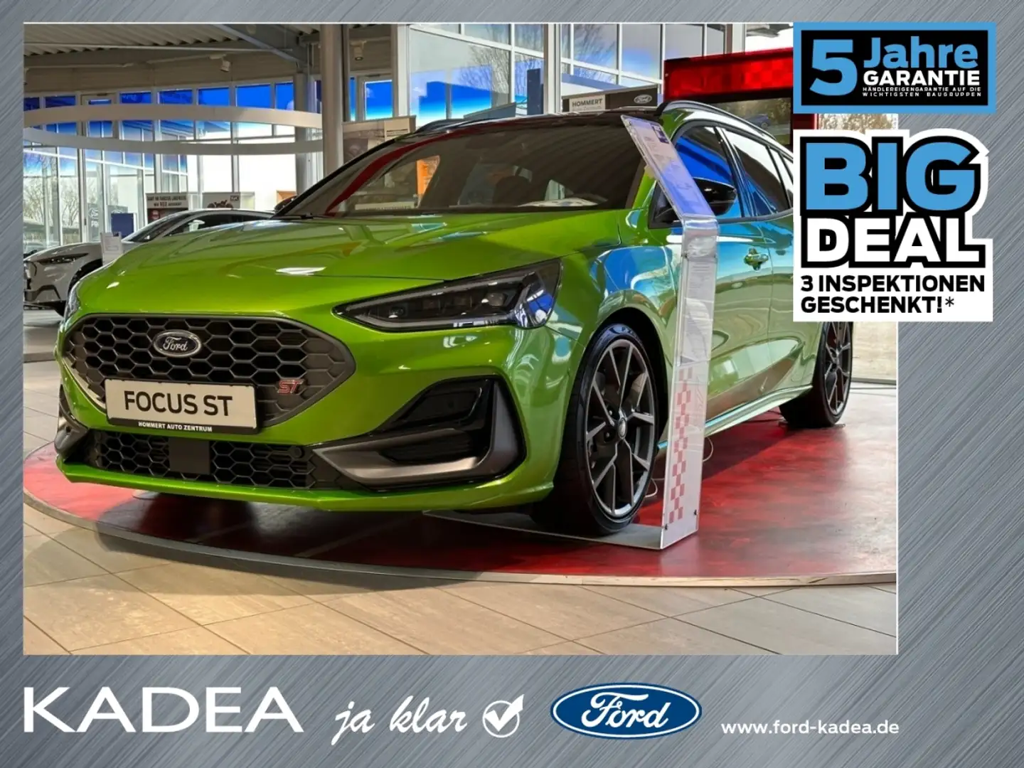 Ford Focus ST X 2.3 EcoBoost Matrix-LED*el.Heckkl*ACC Yeşil - 1
