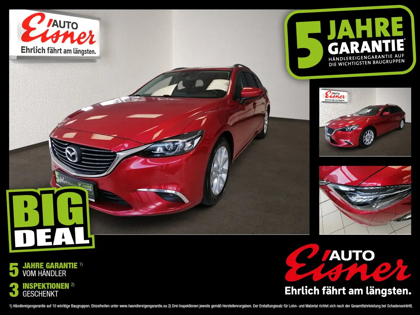 Mazda 6 SPC CD 150 AWD Attraction BIG DEAL Rot - 1