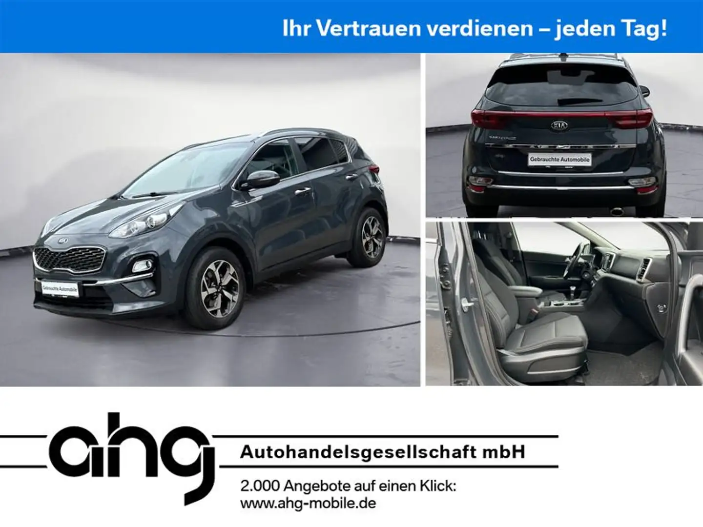 Kia Sportage 1.6 T-GDI 2WD Vision Bluetooth PDC Klim Zilver - 1