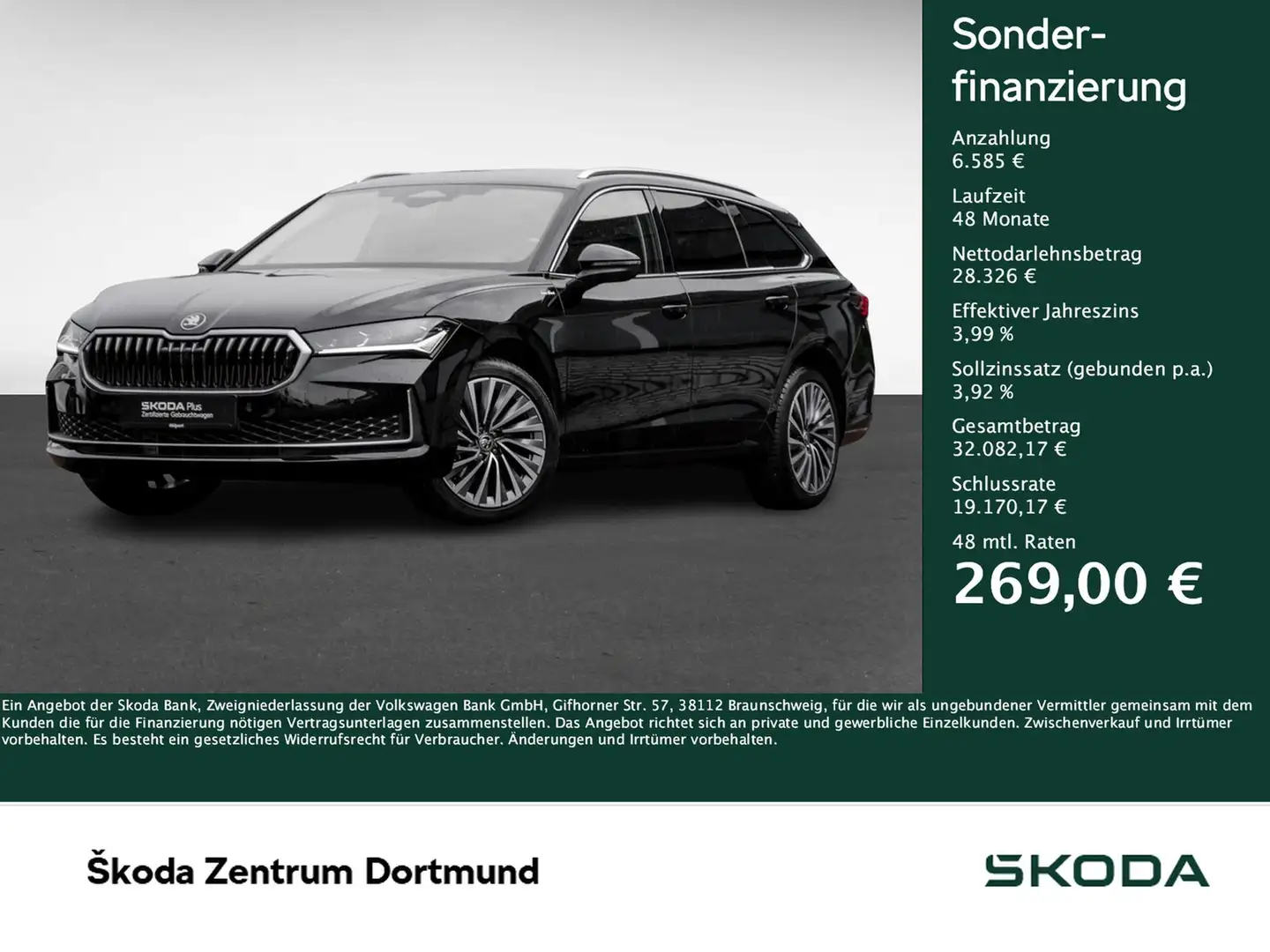 Skoda Superb Combi 1.5 eTSI L&K FACELIFT PANO CAM LM18 Negru - 1