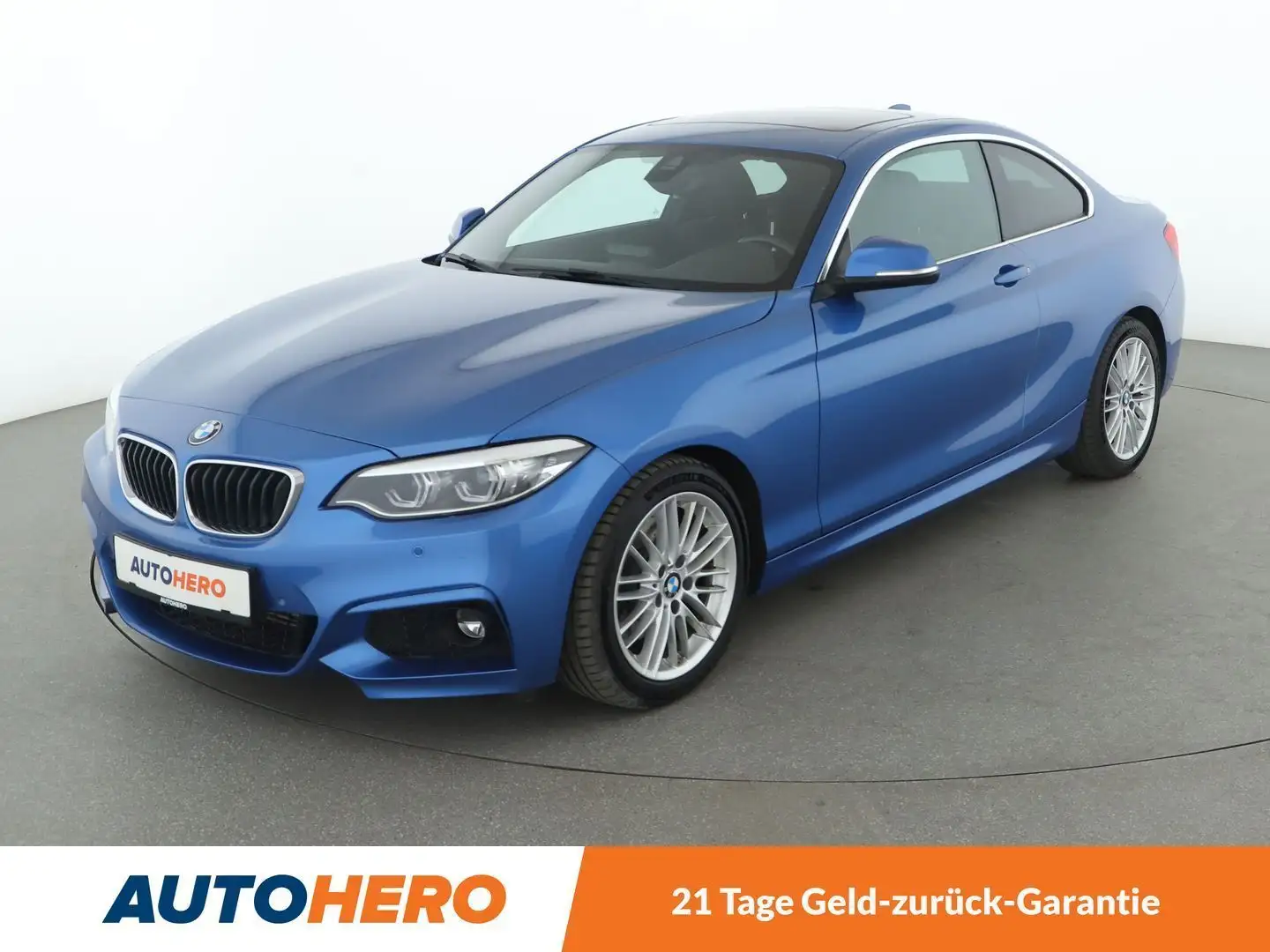 BMW 225 225d M Sport Aut.*NAVI*LED*TEMPO*PDC*SHZ* Blau - 1