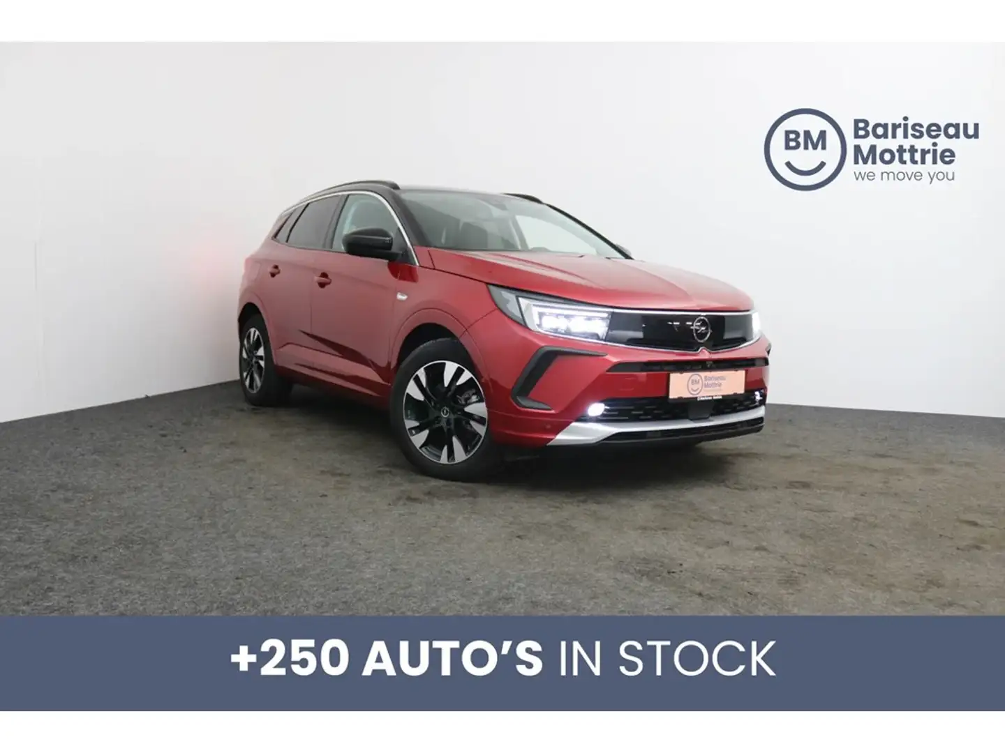 Opel Grandland 1.2 TURBO ULTIMATE *AUTOMAAT*BTW AFTREKBAAR*ALCANT Rosso - 1