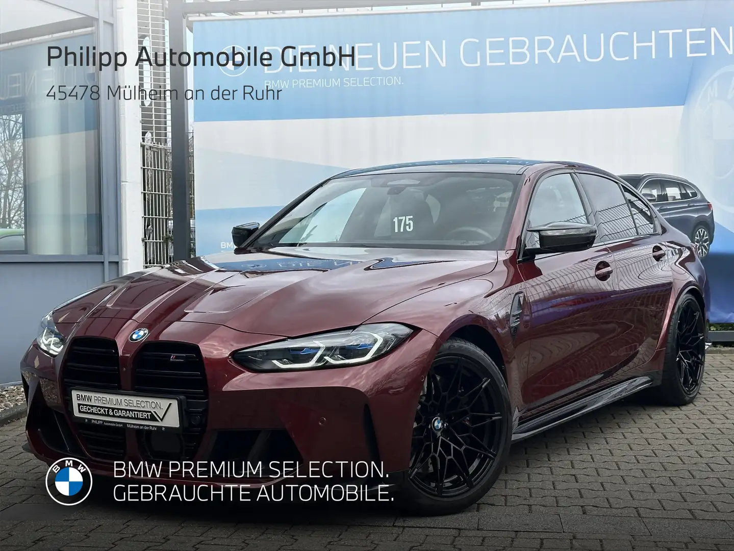 BMW M3 Competition M xDrive LASER h&k DAB HUD Shz. Červená - 2
