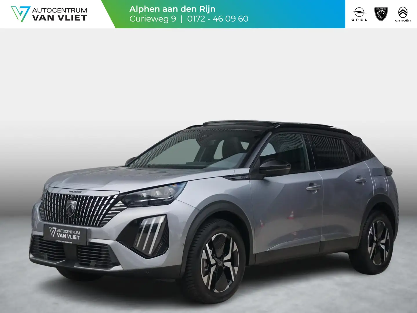 Peugeot 2008 1.2 PureTech 130 GT Panoramadak / Leder Alcantara Grau - 1