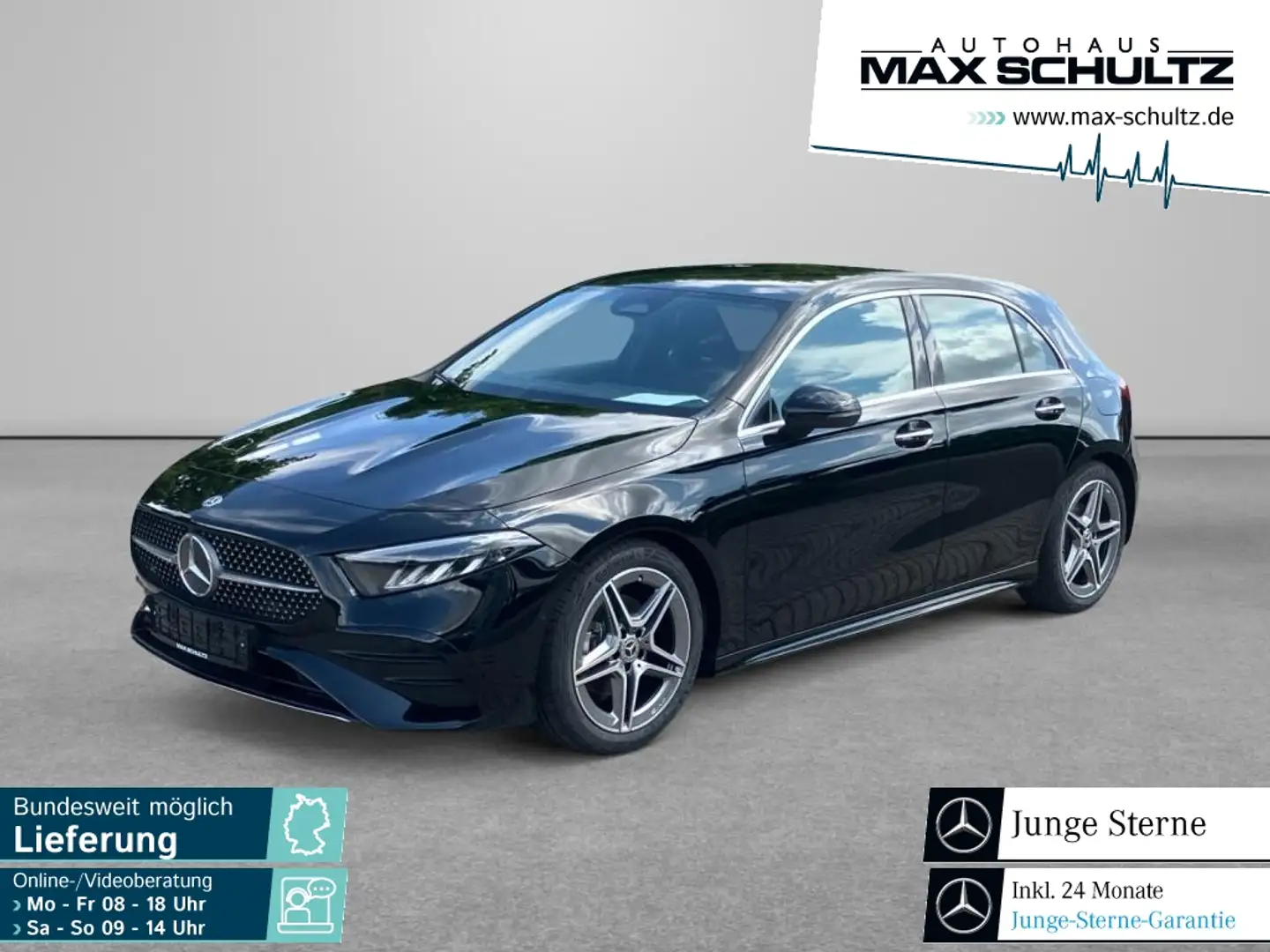 Mercedes-Benz A 200 Kompaktlimousine AMG Line*KEYLESS-GO*LED Negro - 1