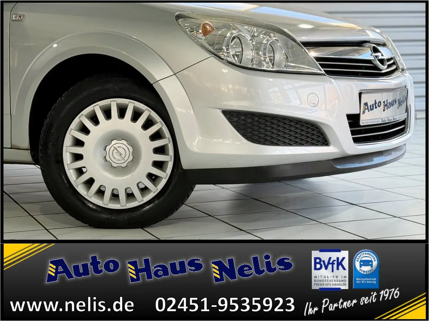 Opel Astra H 1,4 Selection 110 Jahre Klima 4Season Zilver - 2