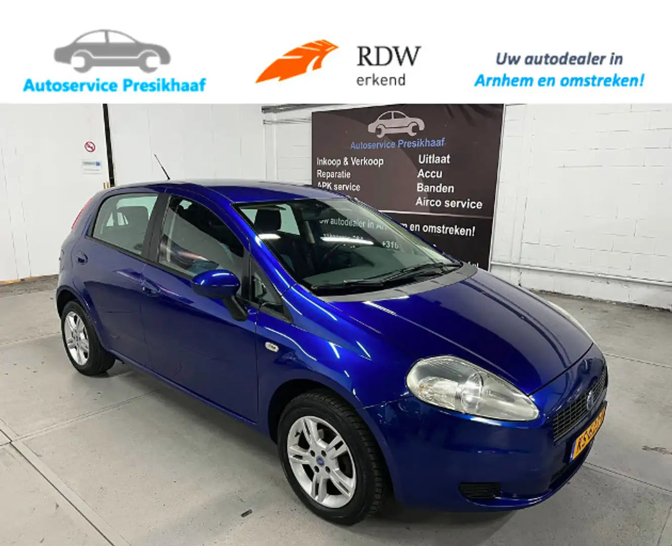 Fiat Grande Punto 1.4 Edizione Prima 5-DEURS / LM VELGEN Blauw - 1