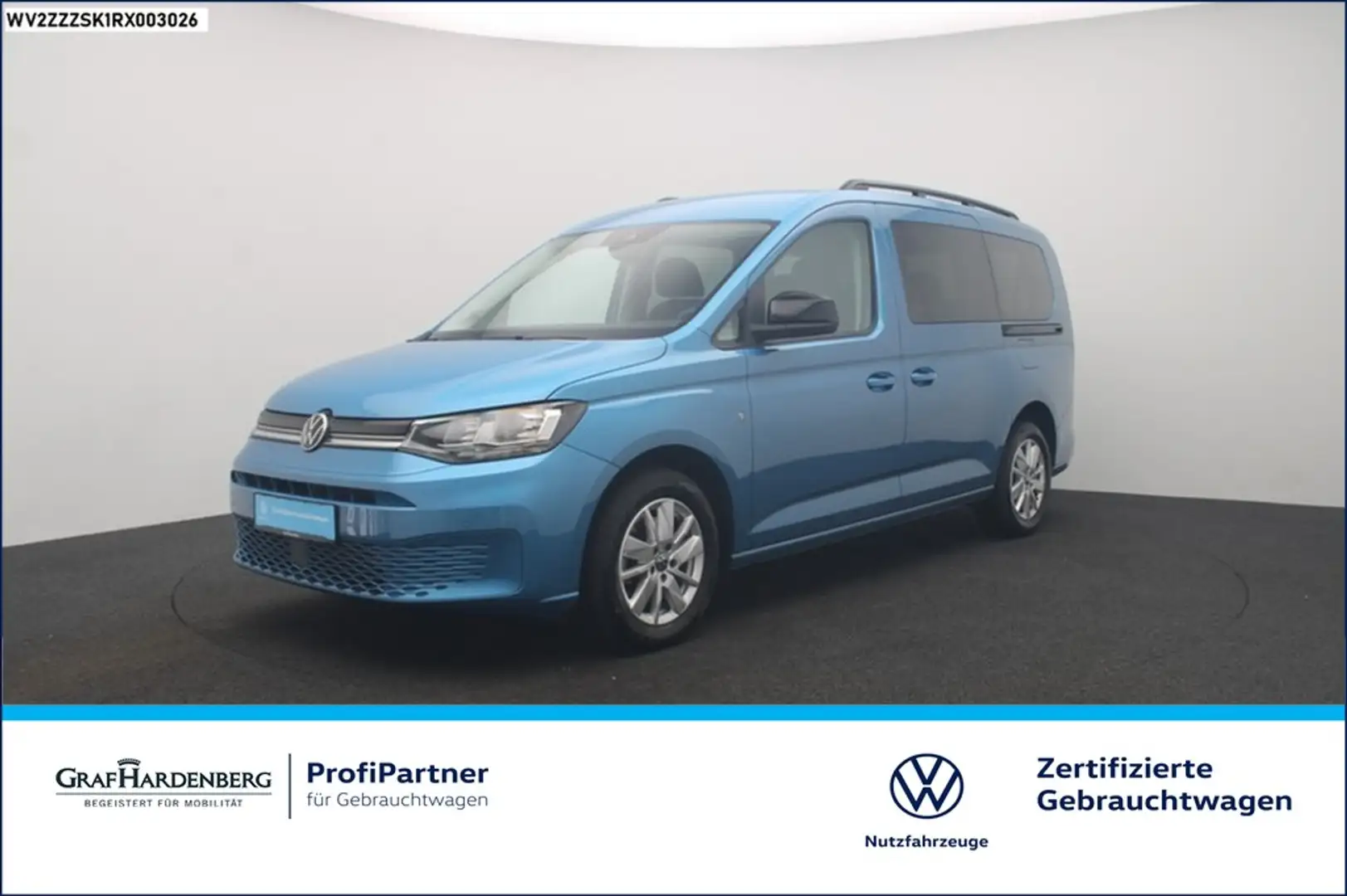 Volkswagen Caddy Maxi 2.0 TDI DSG Einparkhilfe DAB+ GJR Blau - 1