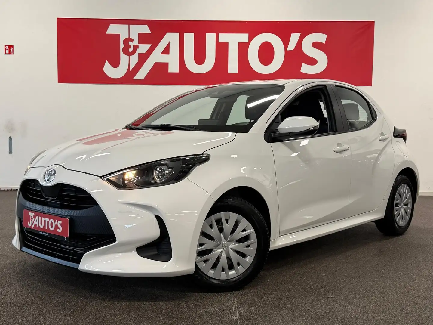 Toyota Yaris 1.0 VVT-i Comfort ECC AIRCO, CAMERA, CRUISE, ELEC Wit - 1