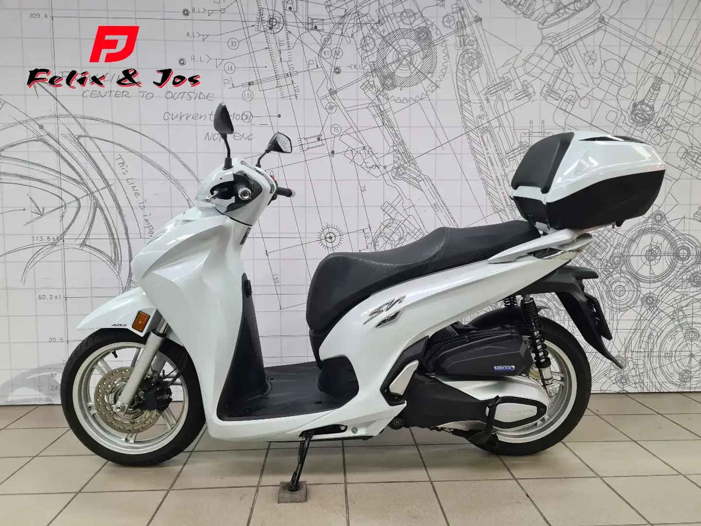 Honda SH 350 Wit - 2