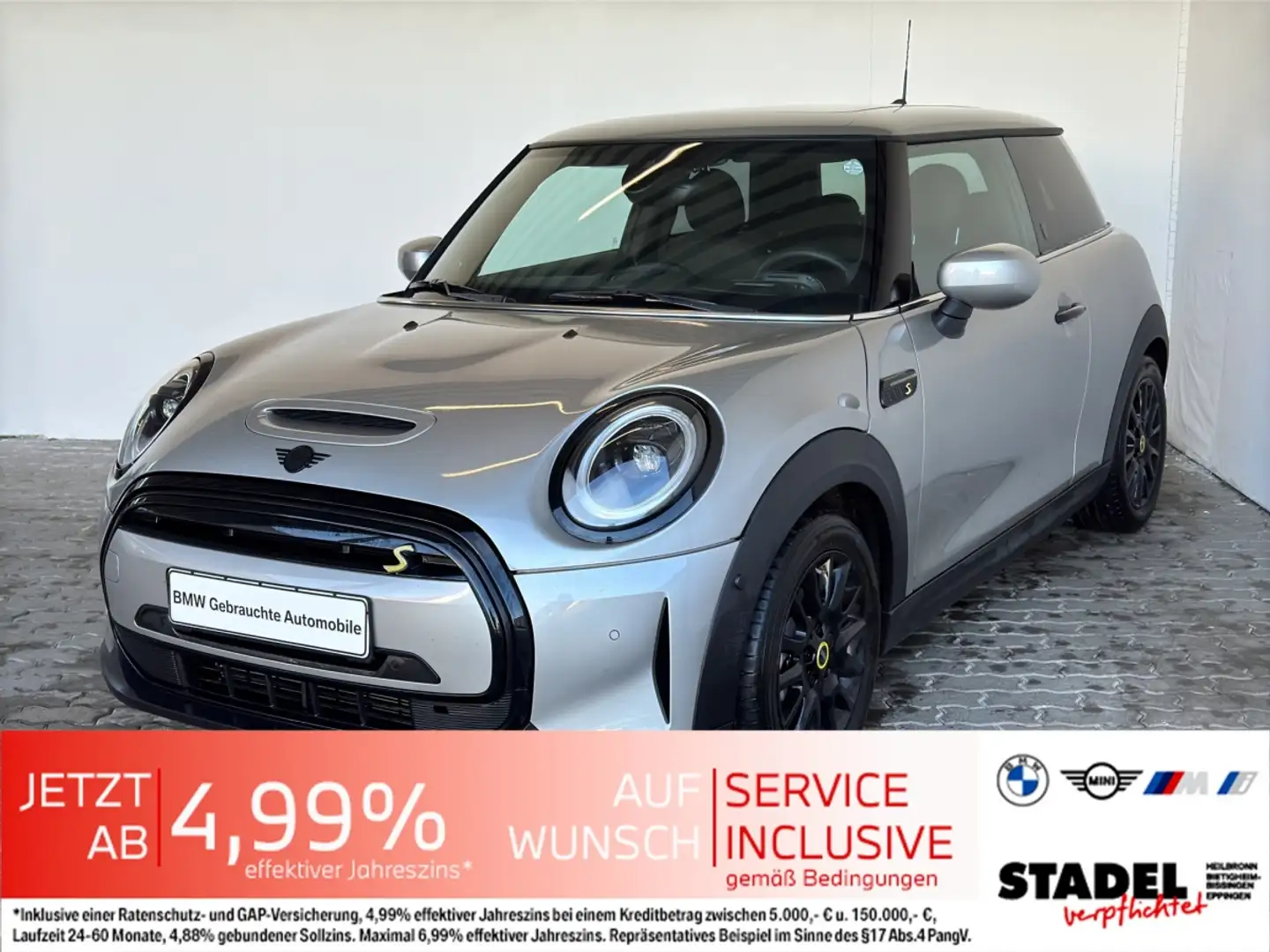 MINI Cooper SE 3-Türer Navi.LED.HuD.H&K.Pano.Rükam Argent - 2