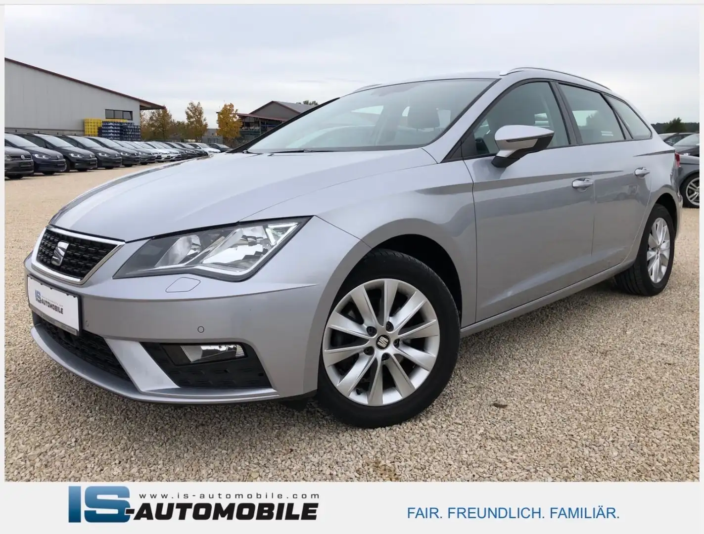 SEAT Leon ST Style,Navi,Klima,SHZ,GRA,V-H PDC,EURO 6 Silber - 1