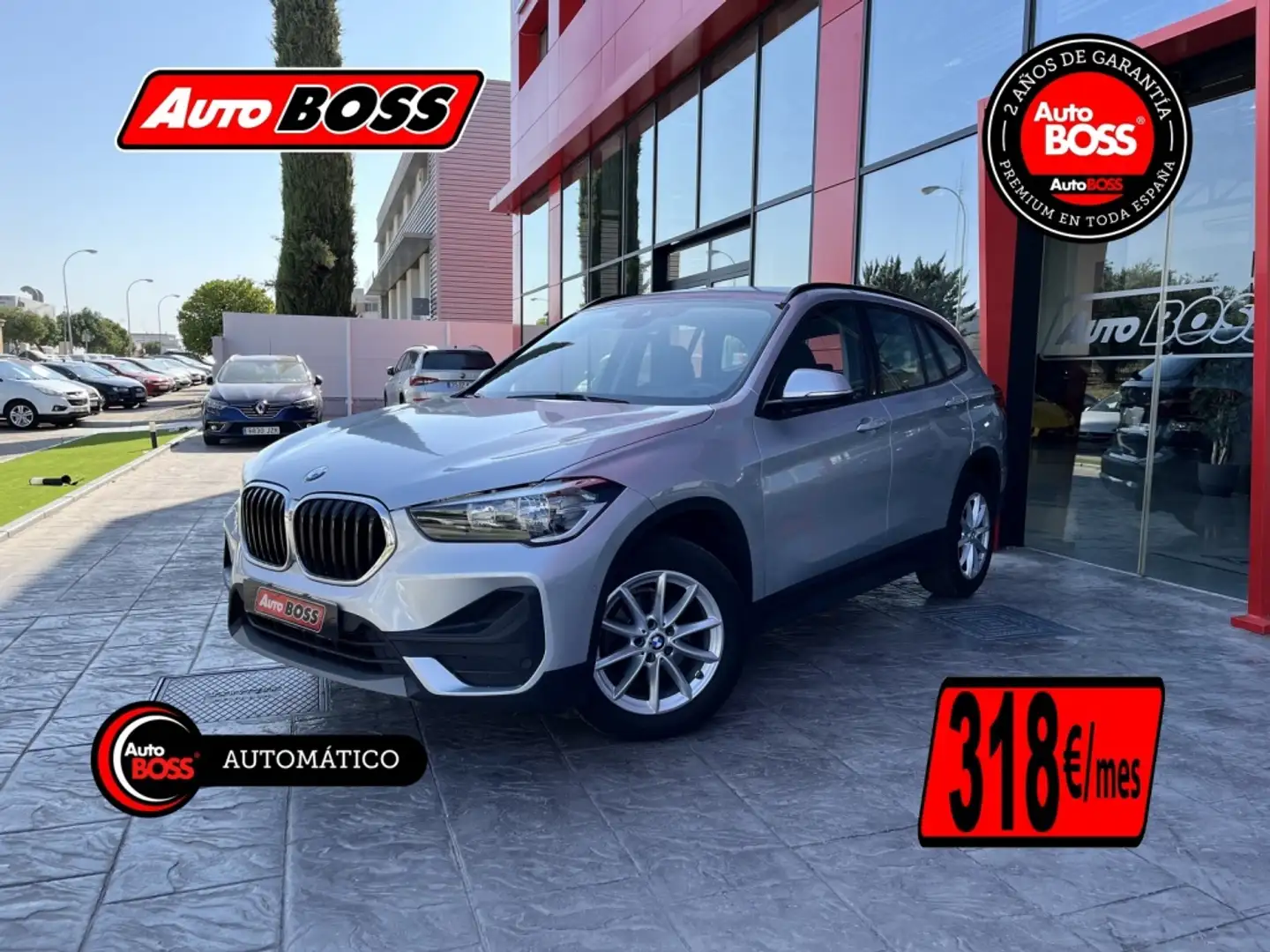 BMW X1 sDrive 16dA Gris - 1