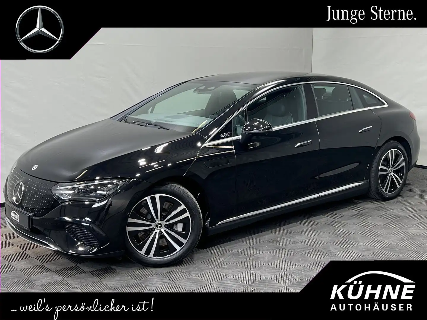 Mercedes-Benz EQE 300 Electric Art Premium HA10°+AHK+360°+Digi Czarny - 1