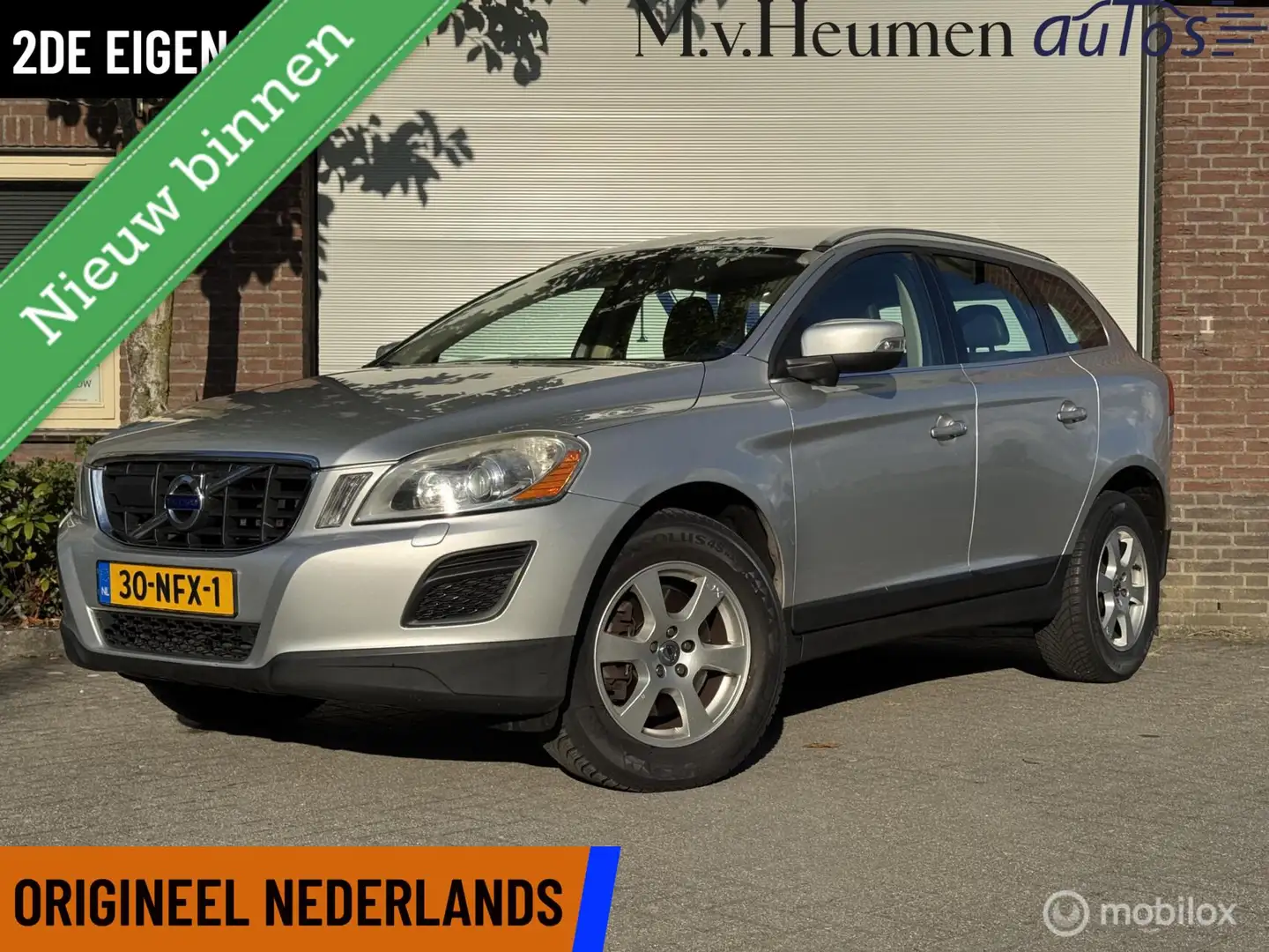 Volvo XC60 2.0T 203PK Summum ORG NED. 2DE Eig. Adaptive Cruis Silber - 1
