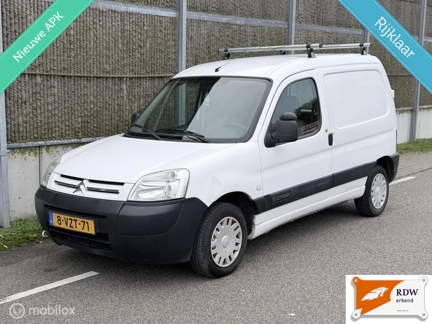 Citroen Berlingo bestel 1.4i 600 GRIJSKENTEKEN/NWE APK/NETTE BUS - 2