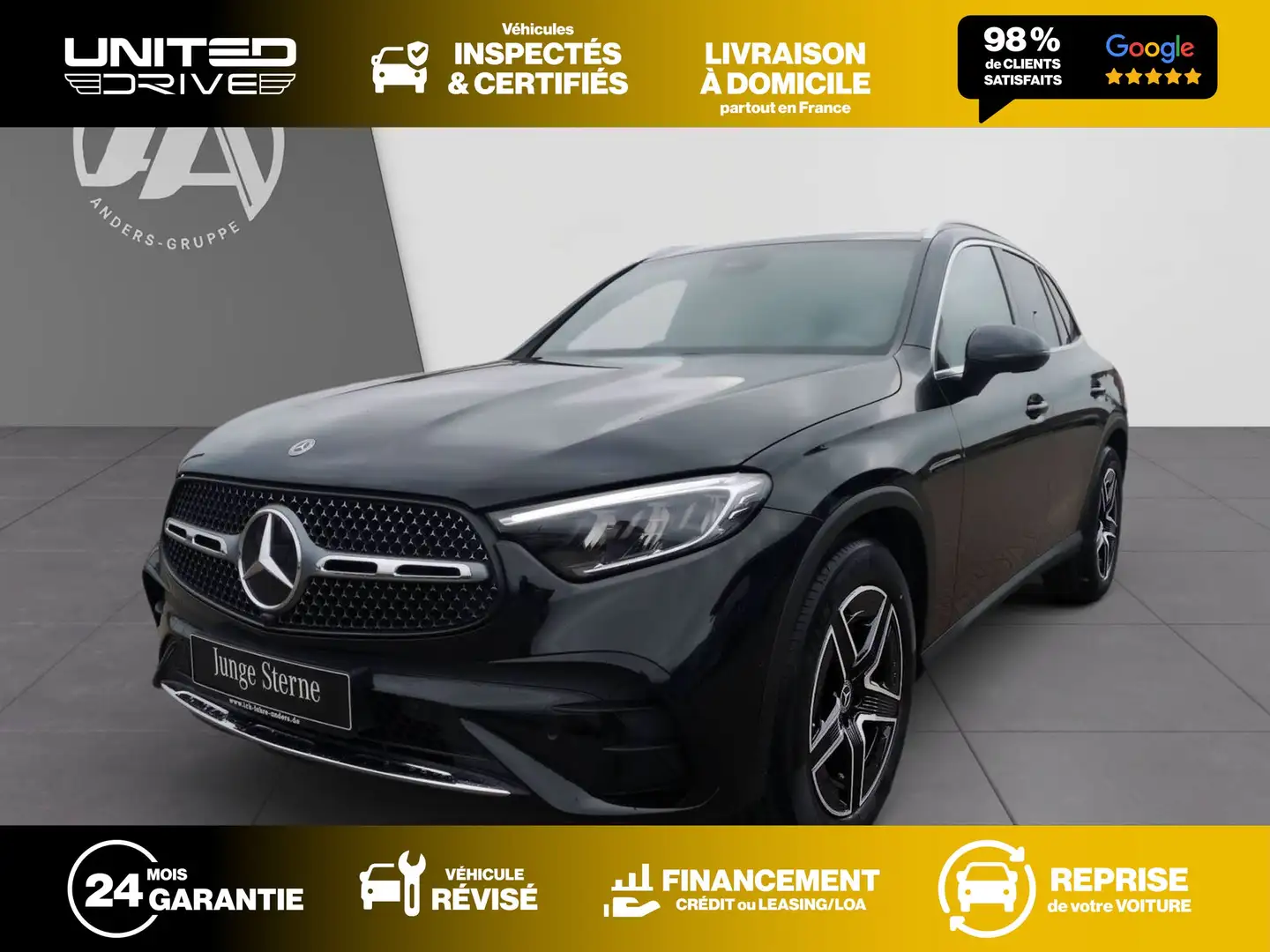 Mercedes-Benz GLC 220 d 9G-Tronic 4Matic AMG Line 197CV Noir - 1