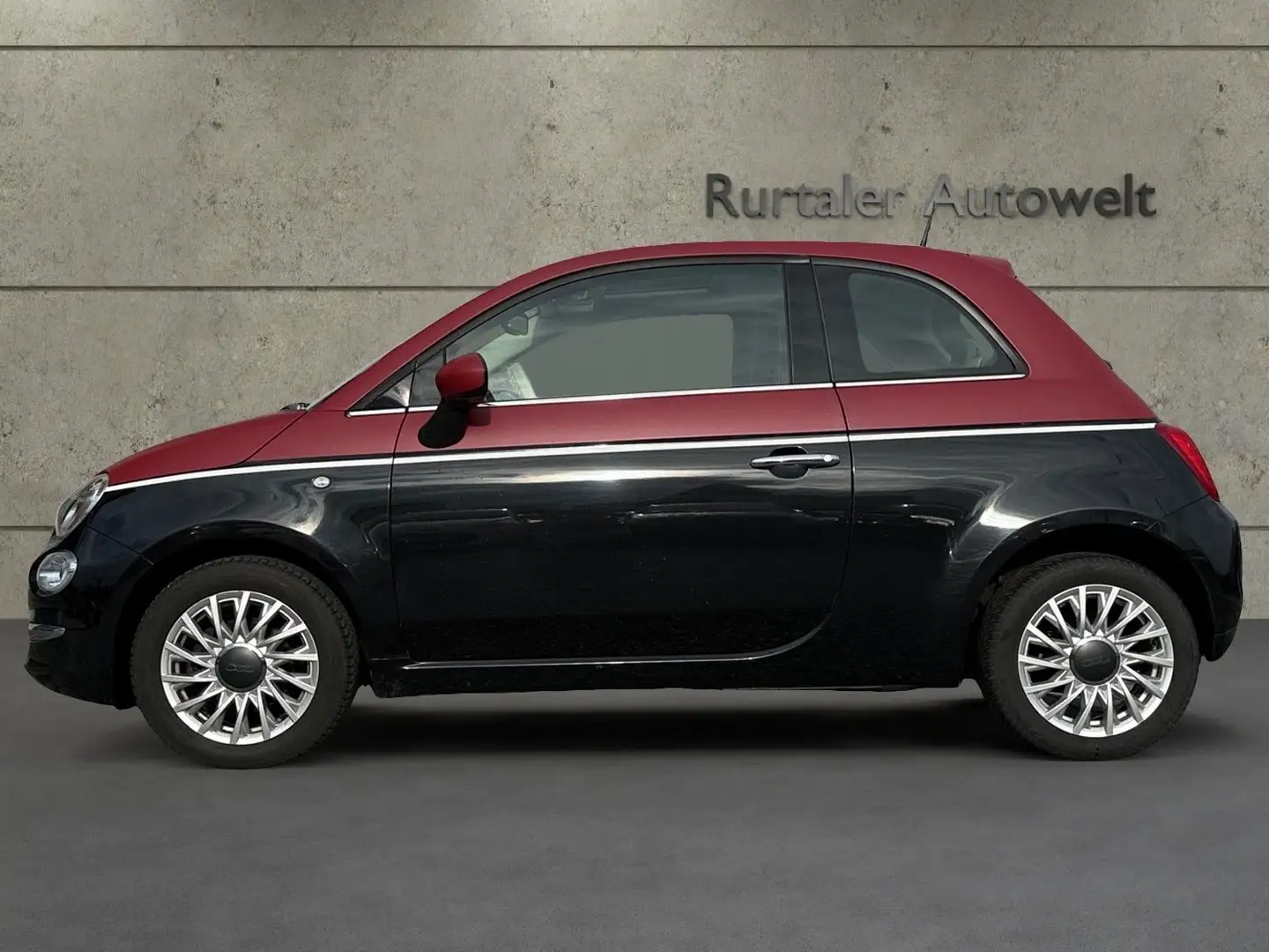 Fiat 500 *KLIMAAUT.*TOUCH.*S-DACH*BLUET.*TÜV* Schwarz - 2