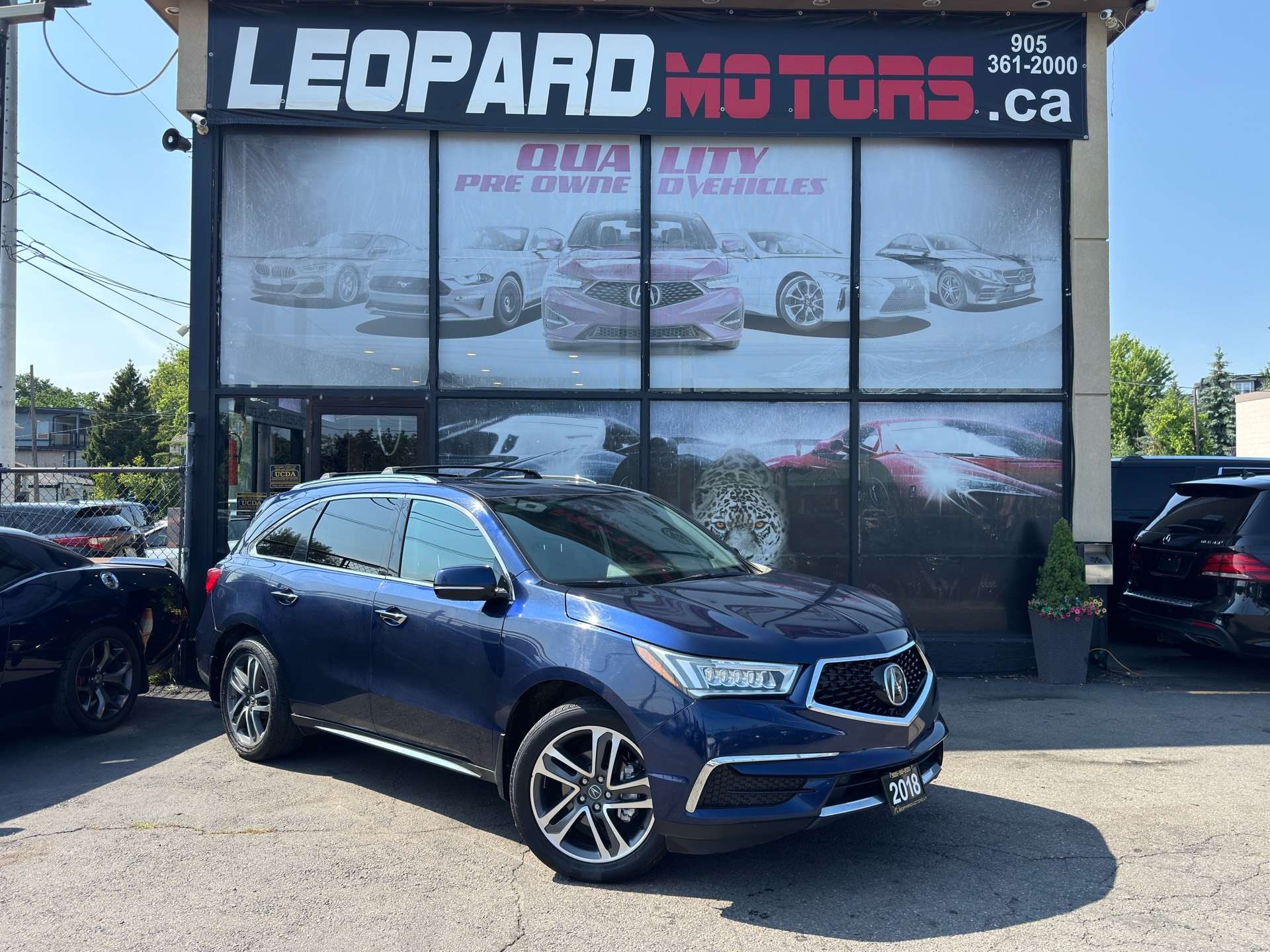 2018 Acura MDX Tech Pkg, 7Pass, Awd, Navi, Sunroof, Leather, Memo