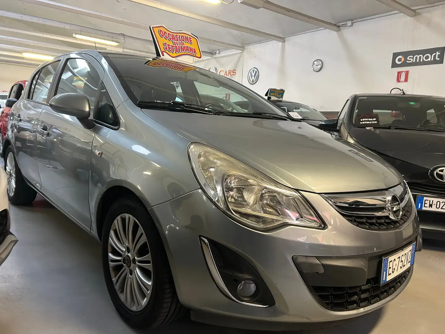 Opel Corsa Corsa 1.4 5p benzina euro 5 Automatica Grigio - 2