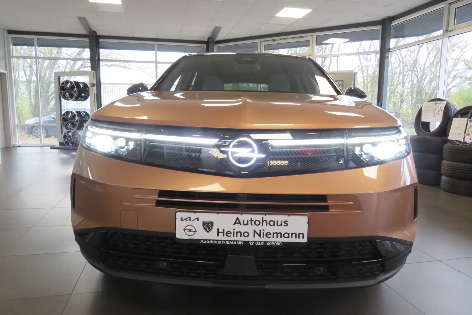 Opel Grandland 1.2 MH48V GS *RFK*SH*LED*DAB*TEMP*LM*NAVI*PDC* Braun - 1