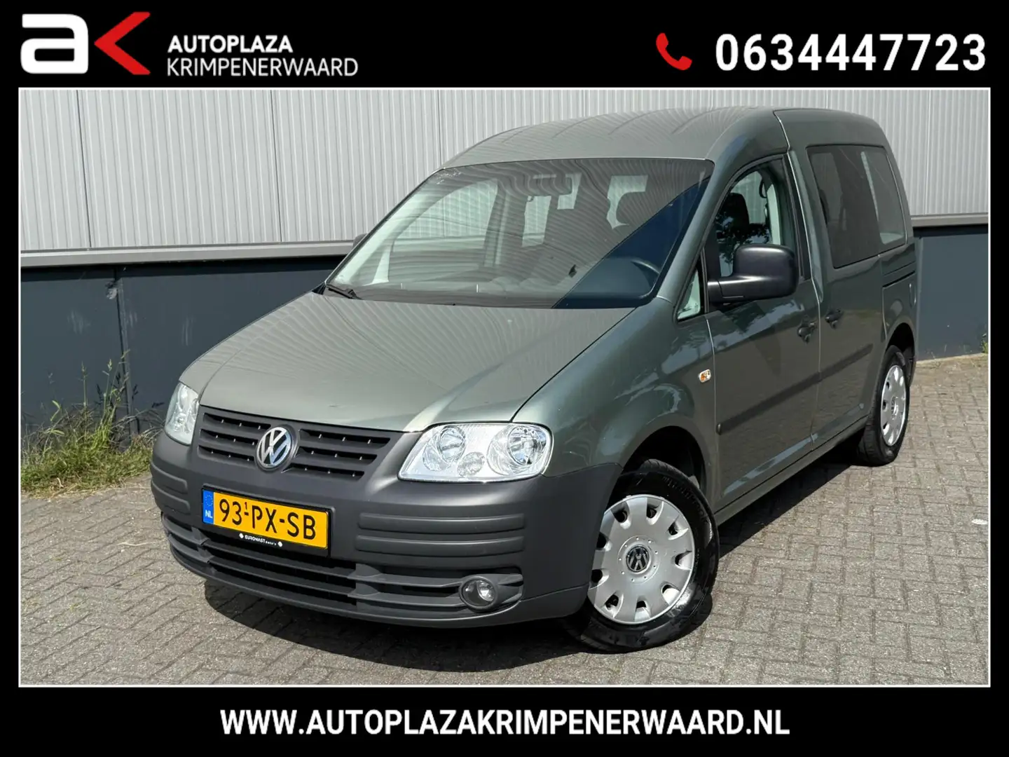Volkswagen Caddy 1.6 Comfortline 5p. Airco 2x Schuifdeur Nieuwe Apk Vert - 1